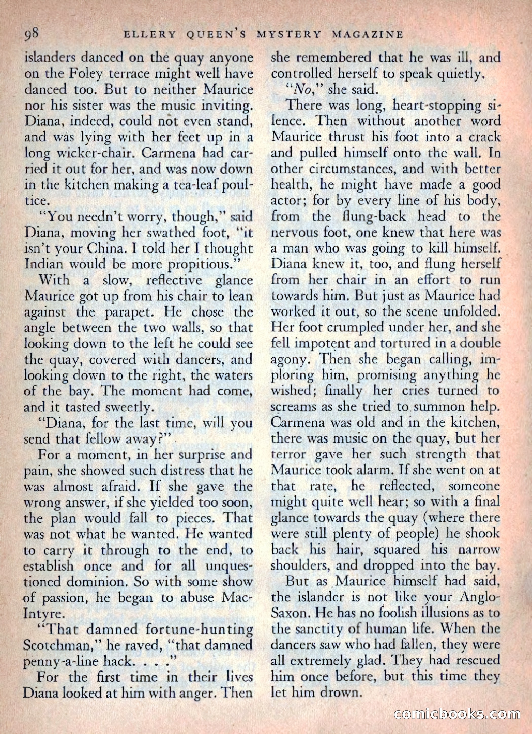 Ellery Queen's Mystery Magazine, October 1954 — page 101 of 149