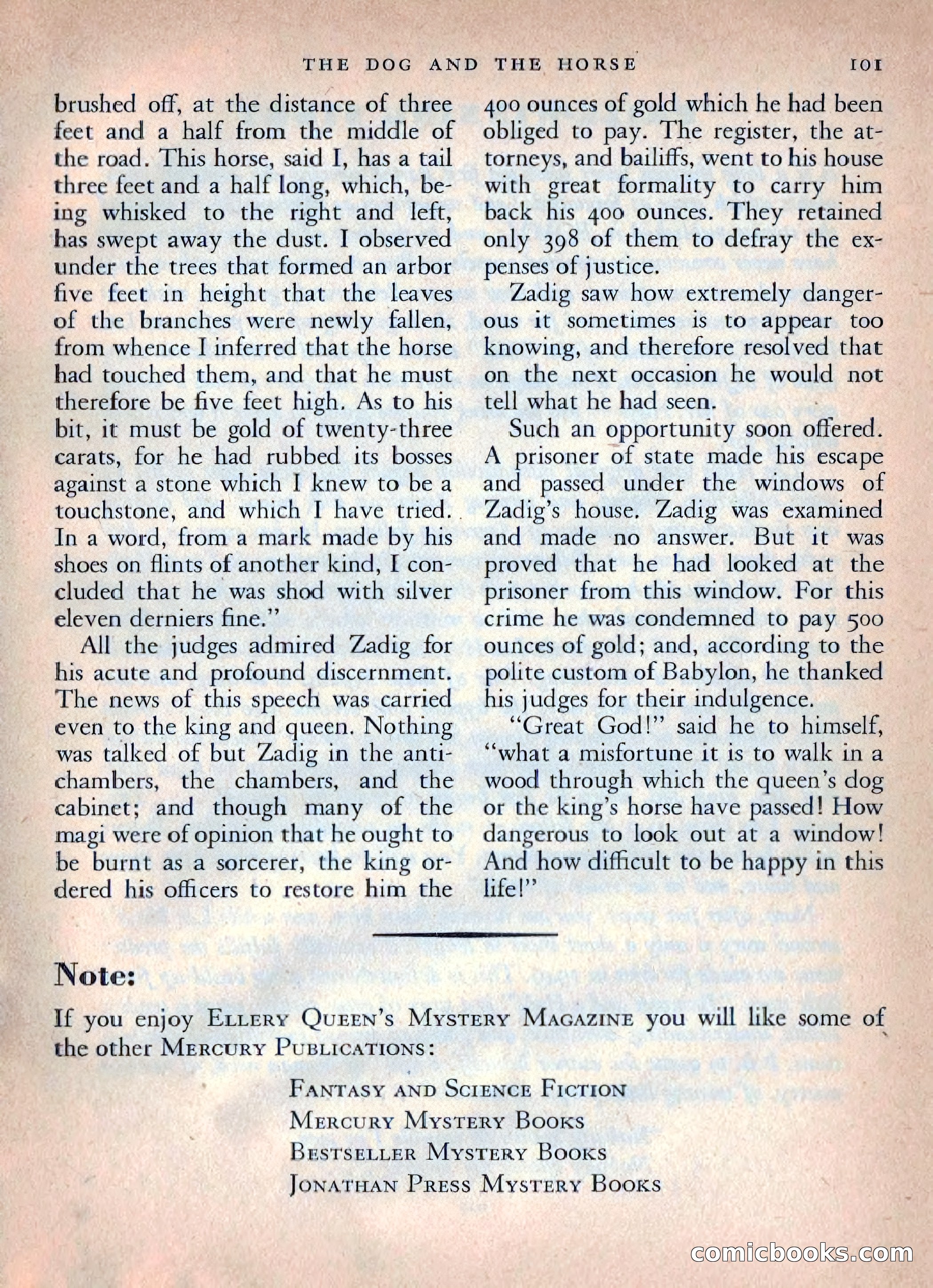 Ellery Queen's Mystery Magazine, October 1954 — page 104 of 149