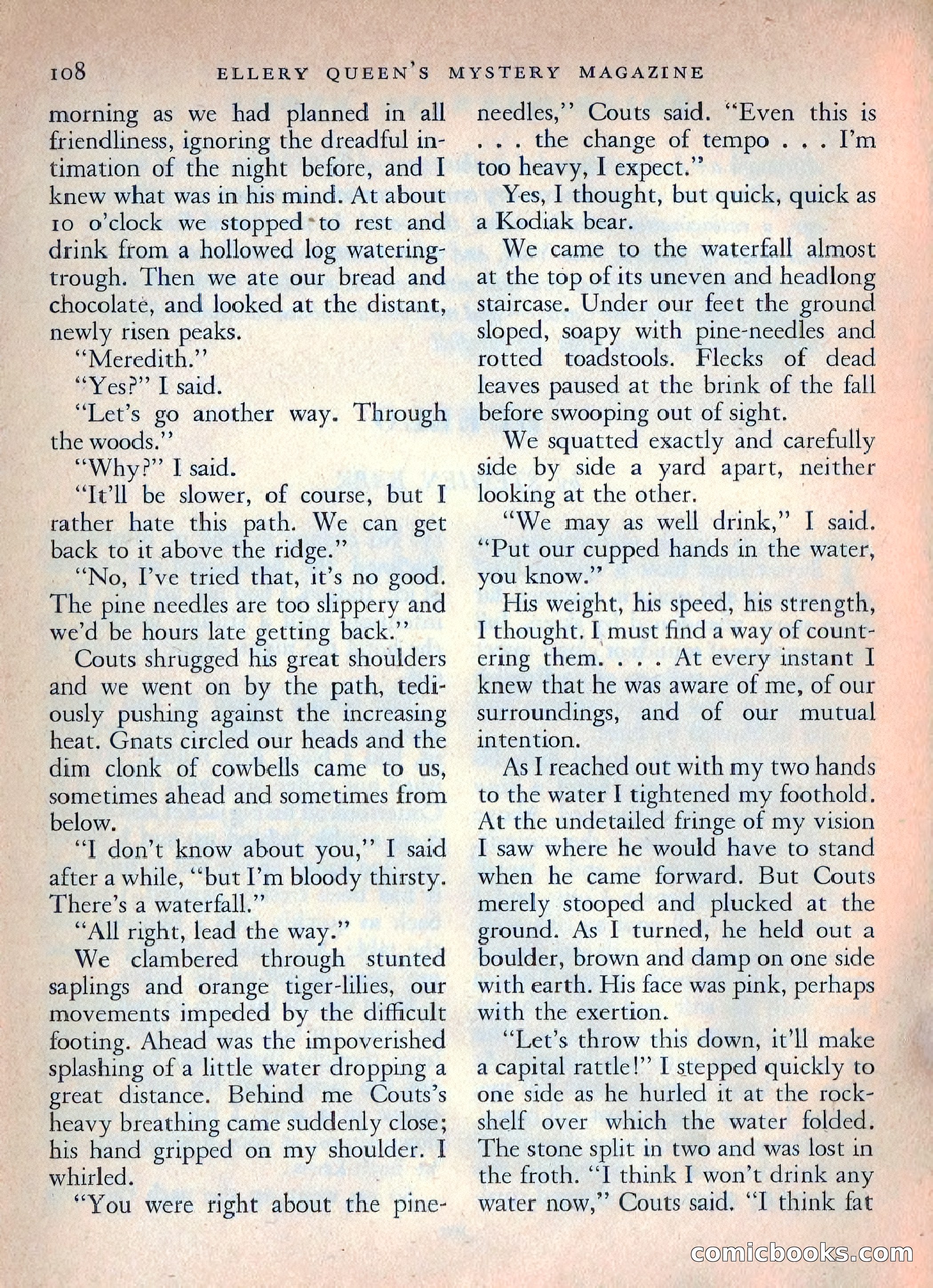 Ellery Queen's Mystery Magazine, October 1954 — page 111 of 149