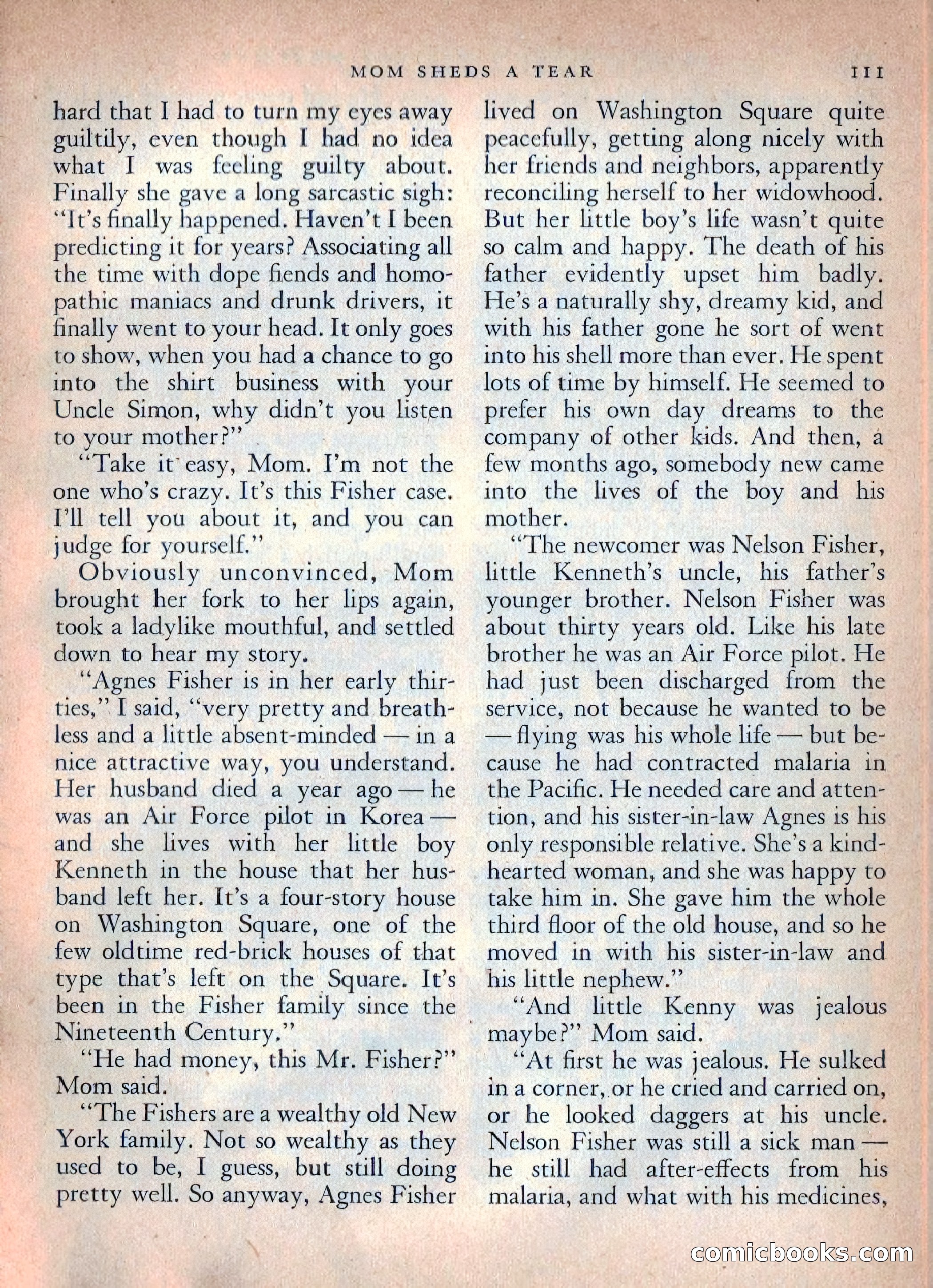 Ellery Queen's Mystery Magazine, October 1954 — page 114 of 149