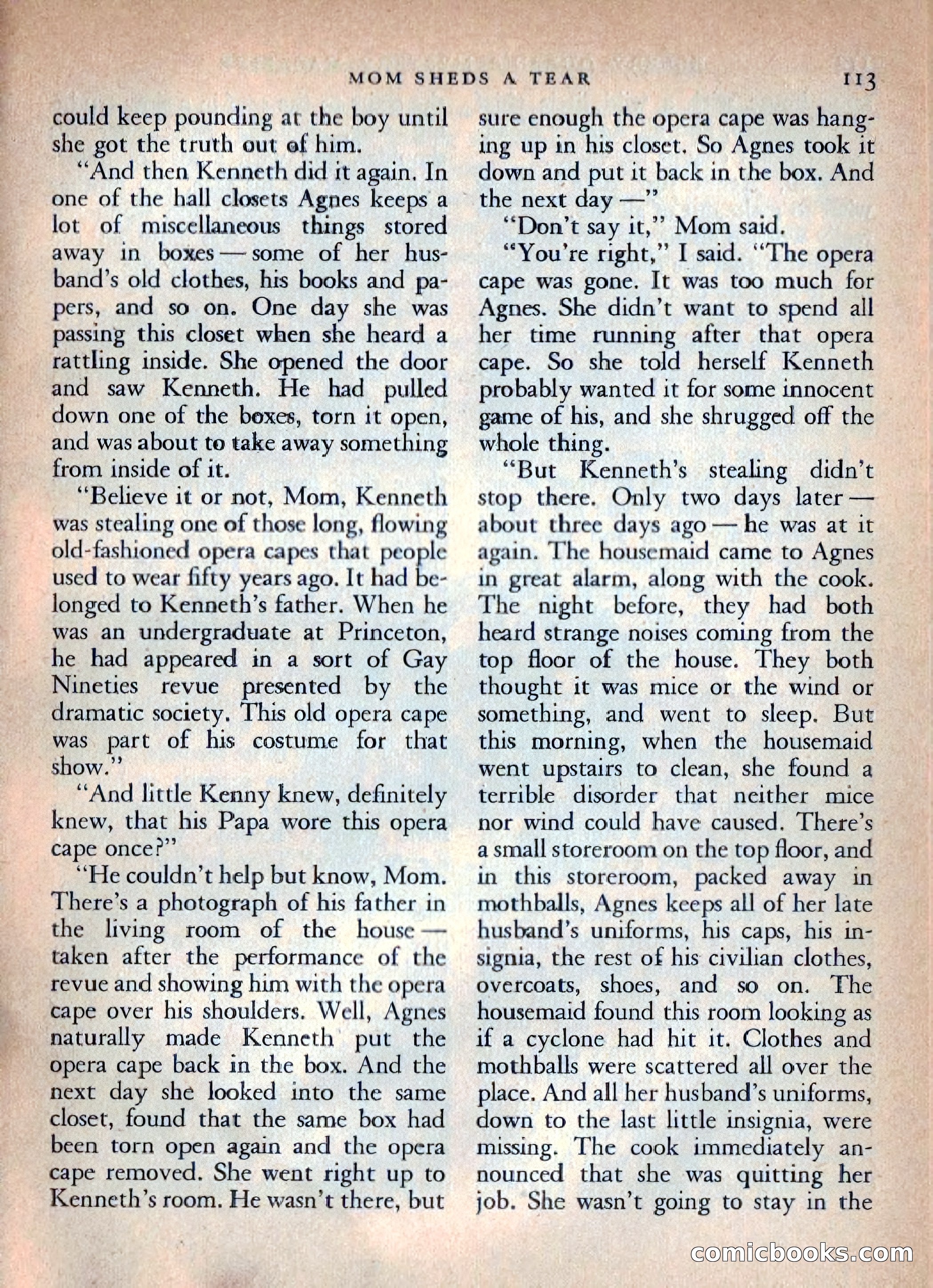 Ellery Queen's Mystery Magazine, October 1954 — page 116 of 149