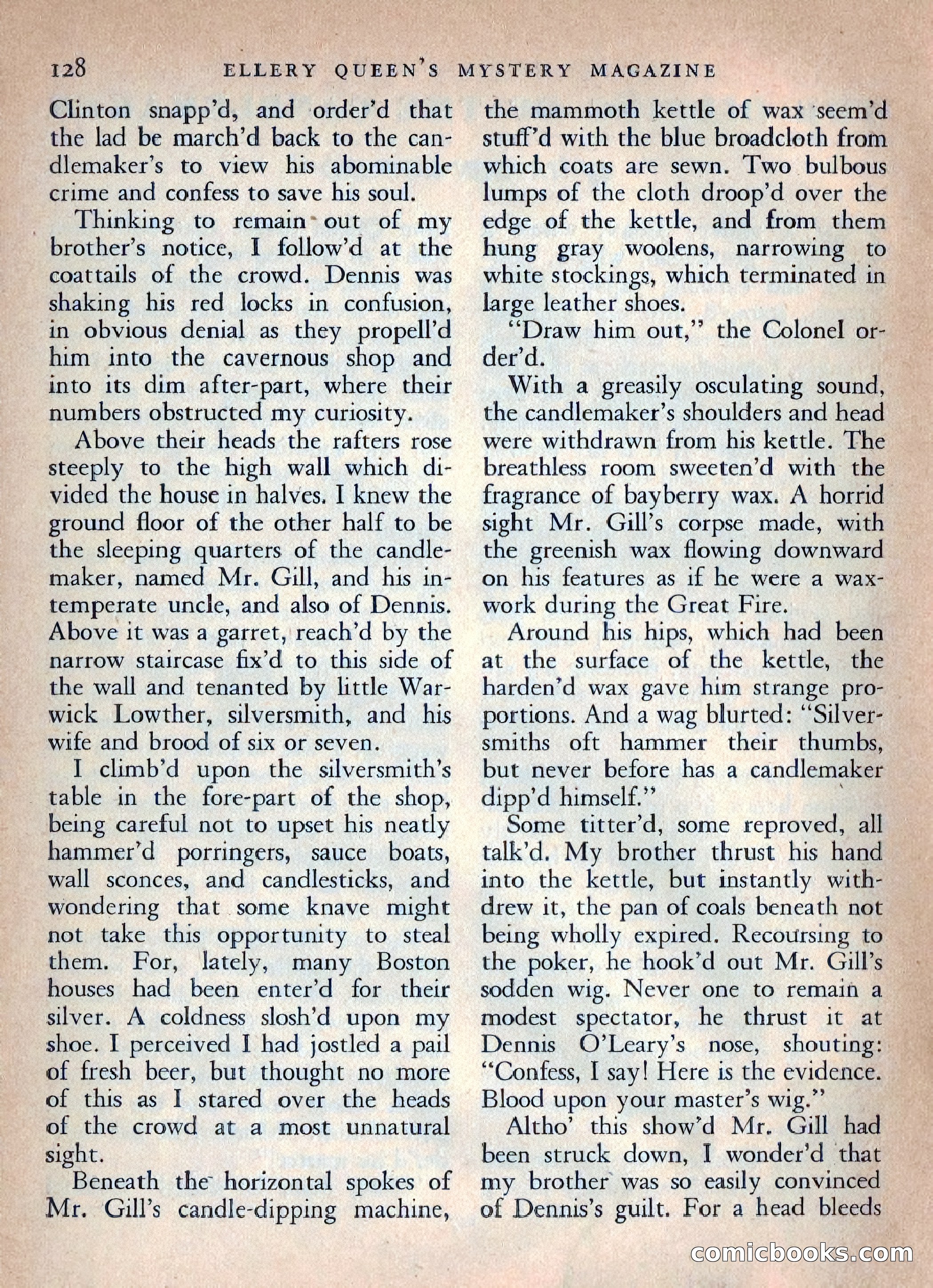 Ellery Queen's Mystery Magazine, October 1954 — page 131 of 149