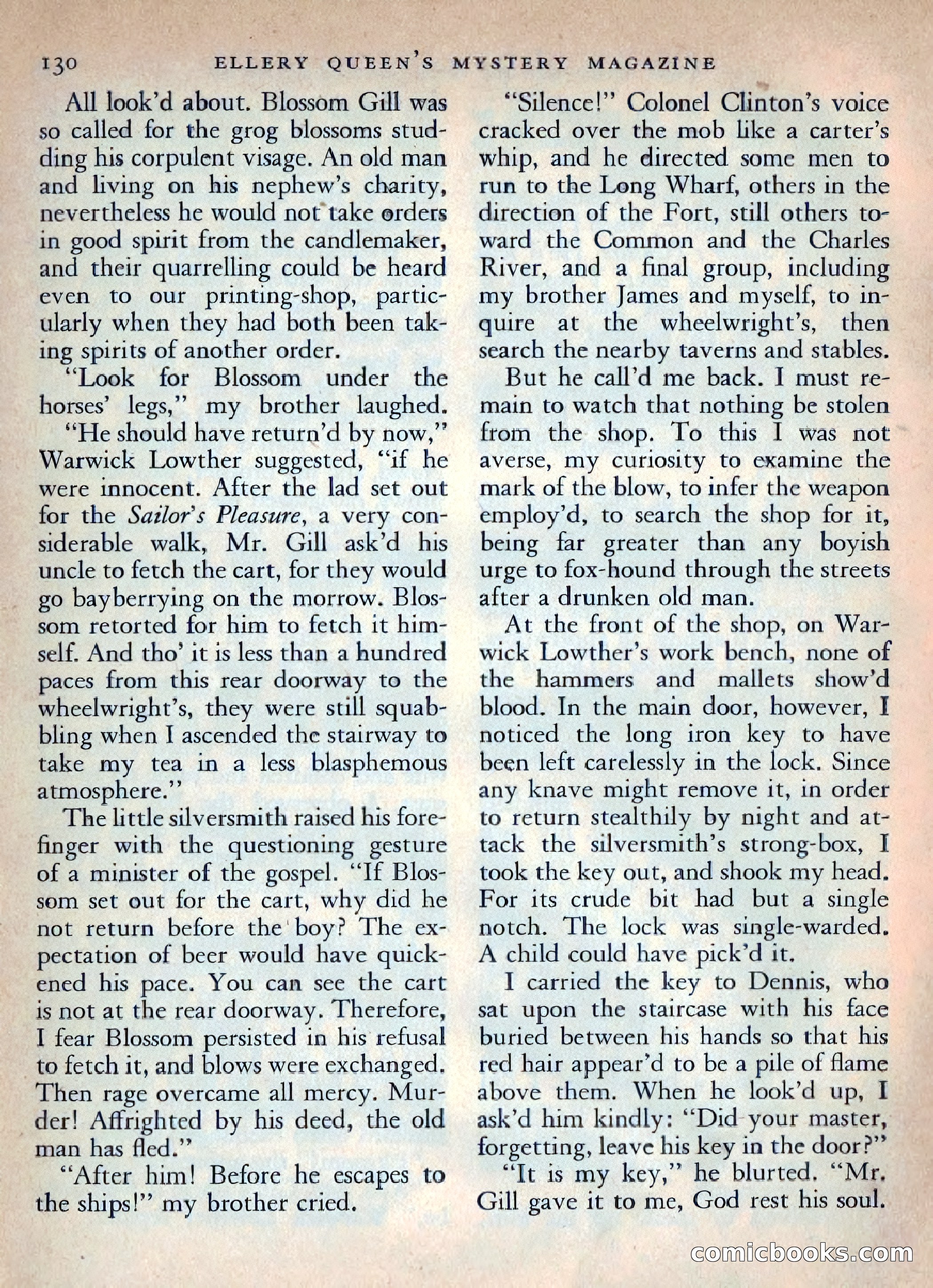 Ellery Queen's Mystery Magazine, October 1954 — page 133 of 149
