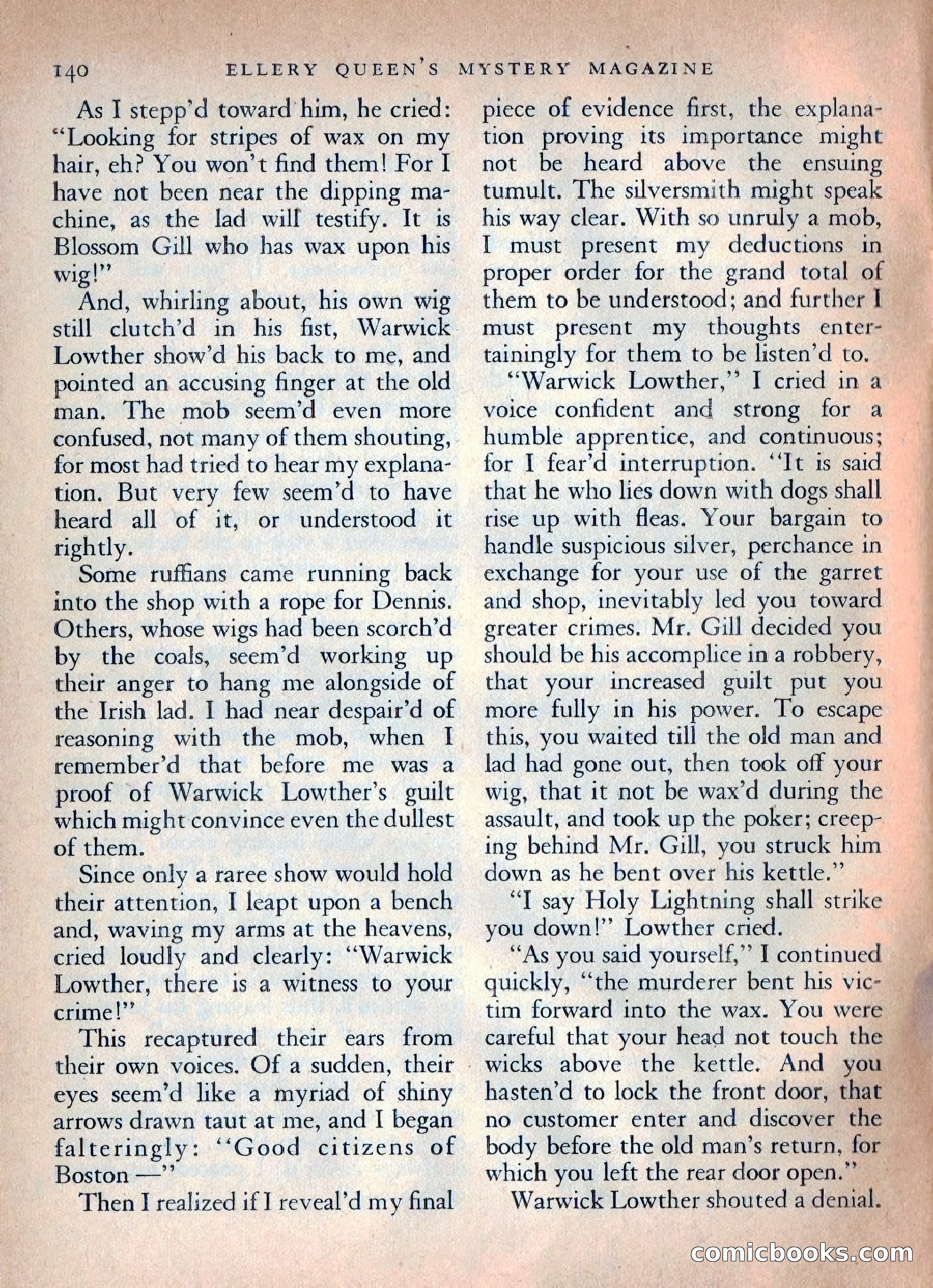 Ellery Queen's Mystery Magazine, October 1954 — page 143 of 149
