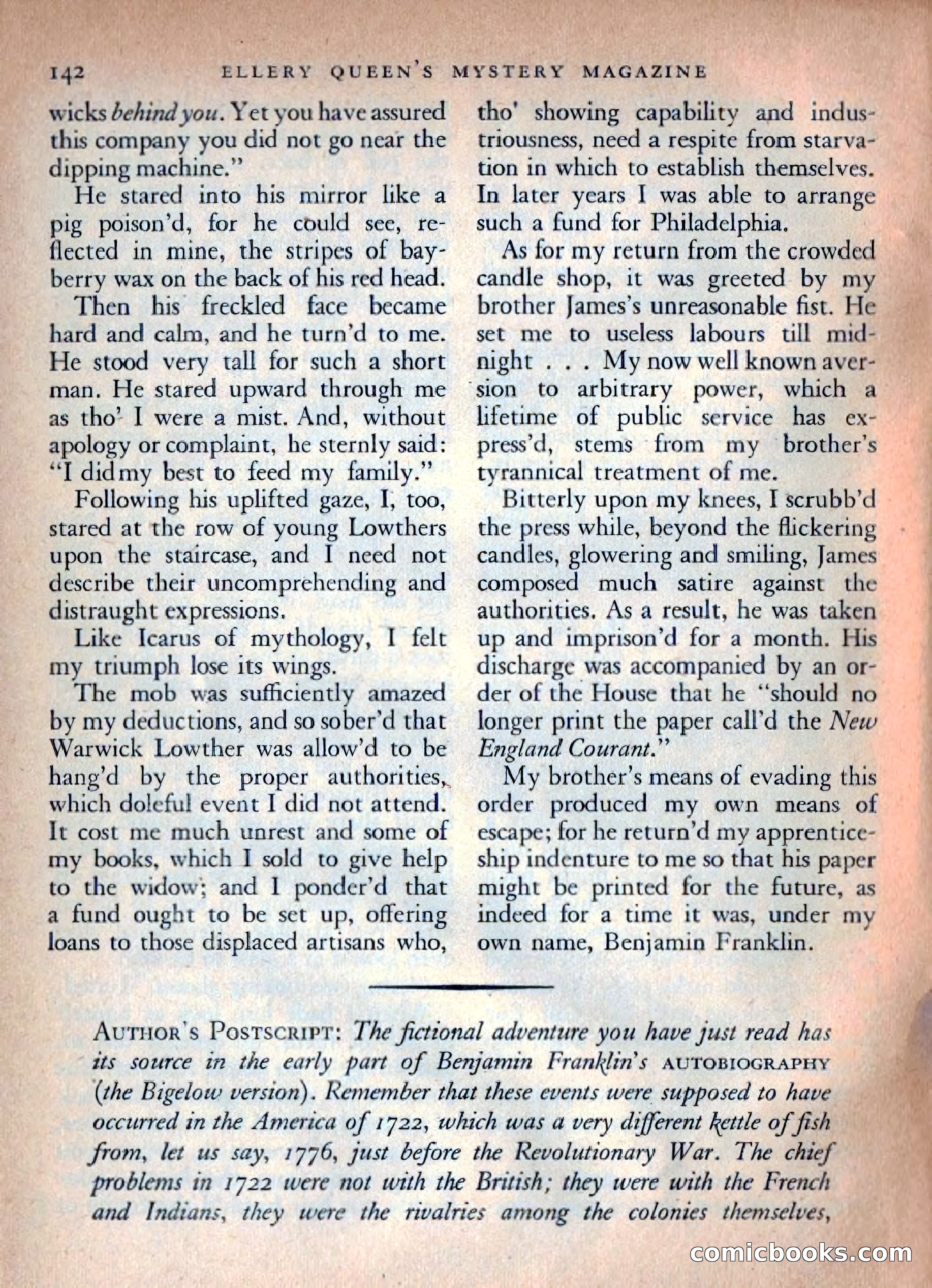 Ellery Queen's Mystery Magazine, October 1954 — page 145 of 149