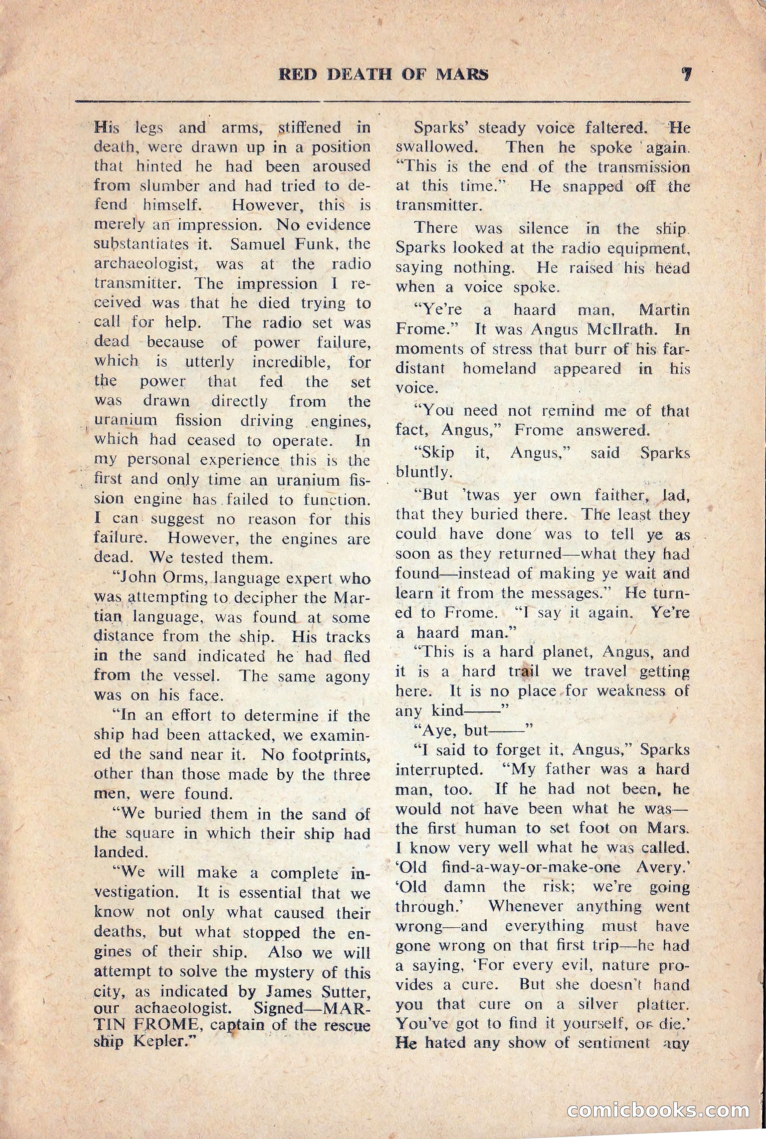 Red Death of Mars — page 7 of 36