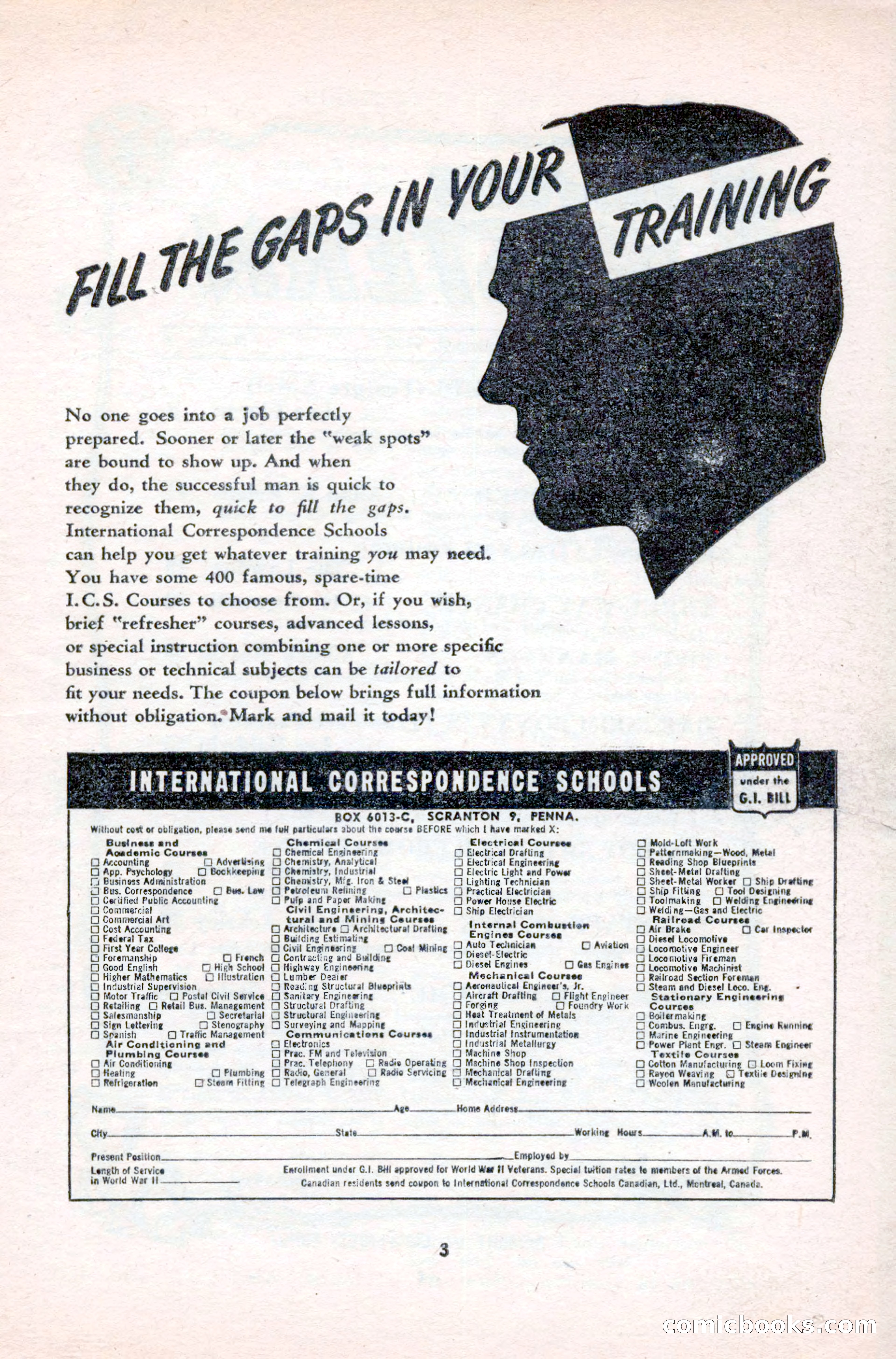 Famous Western, August 1950 — page 3 of 100
