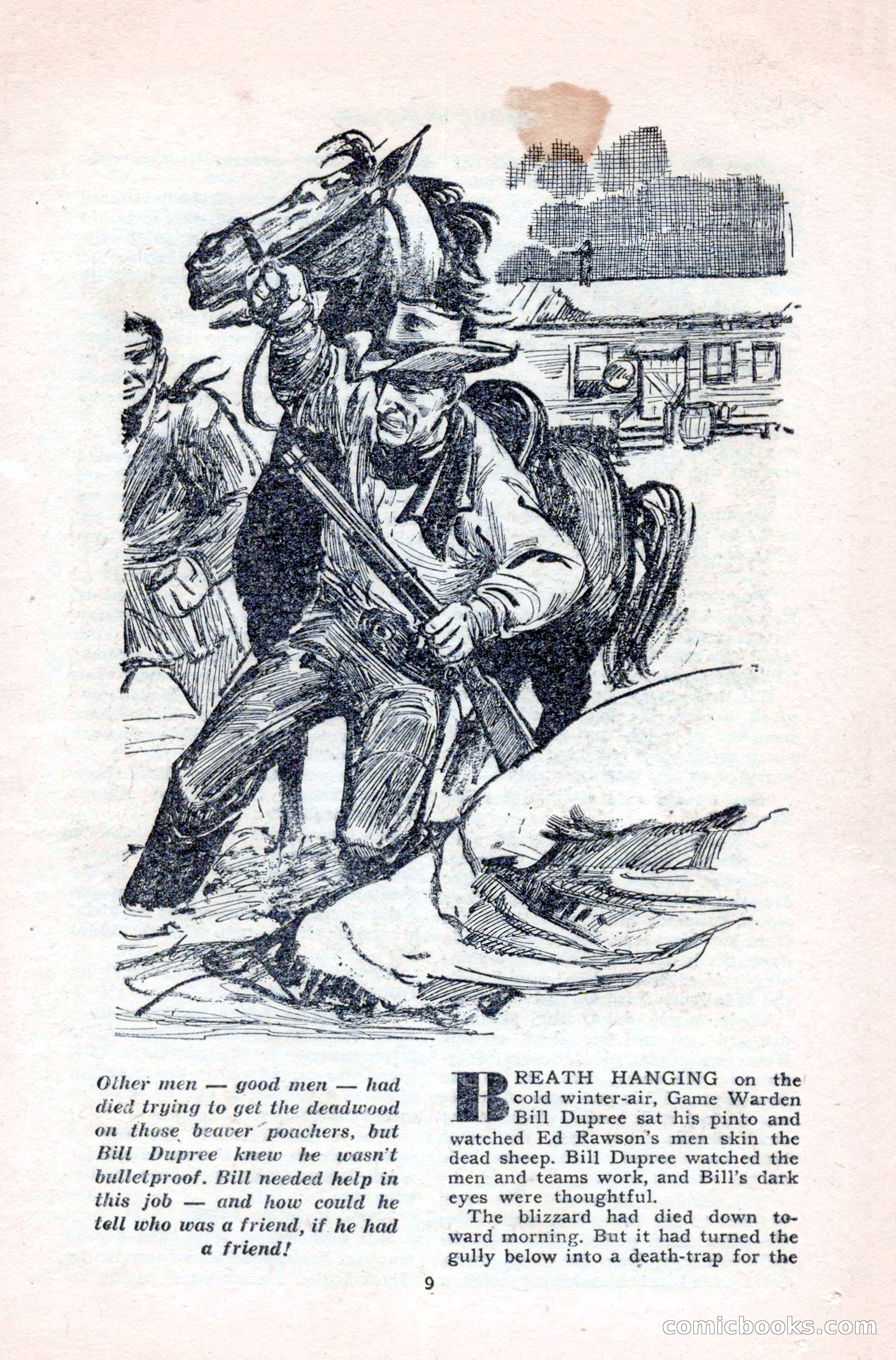 Famous Western, August 1950 — page 9 of 100