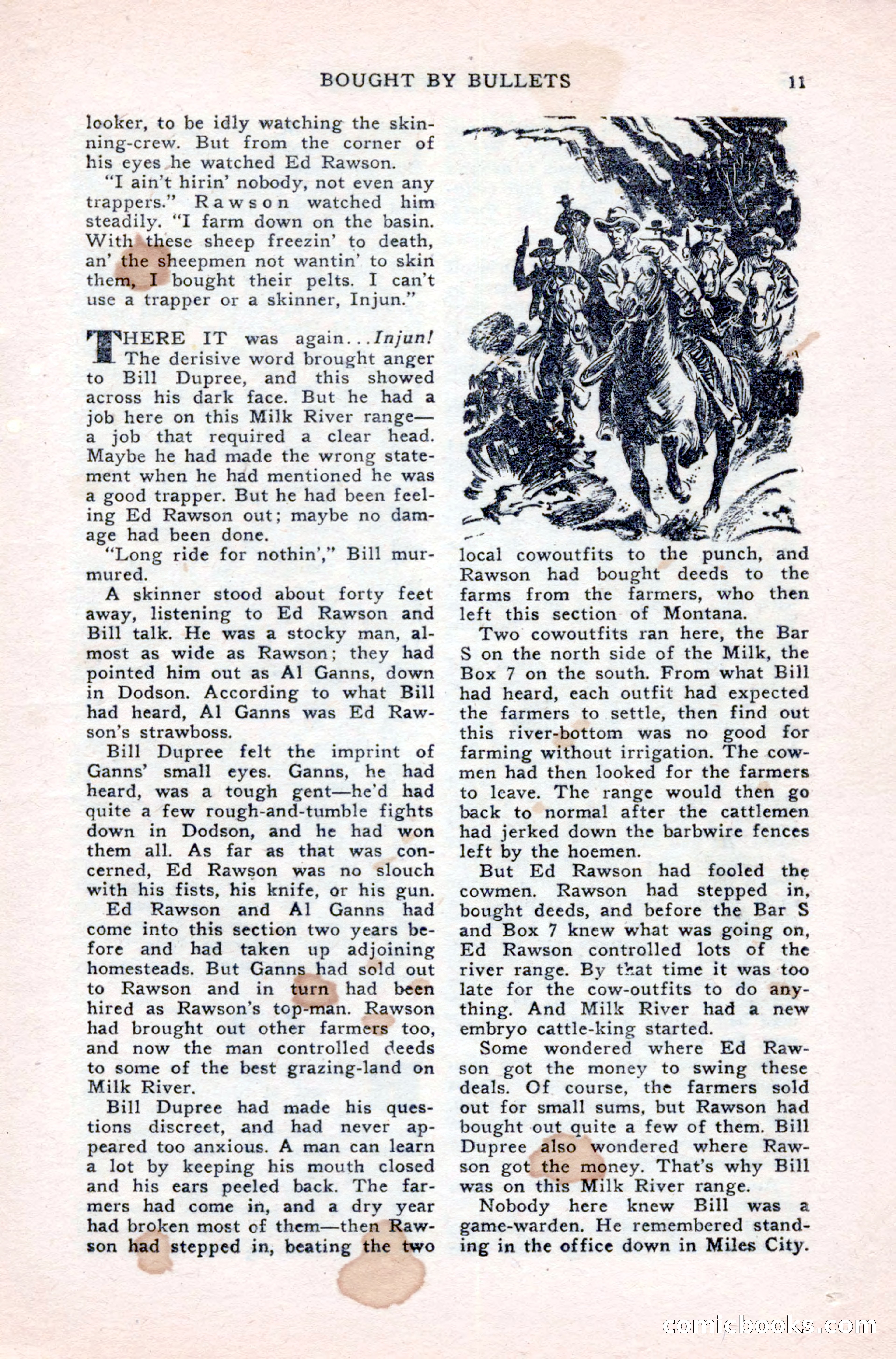Famous Western, August 1950 — page 11 of 100