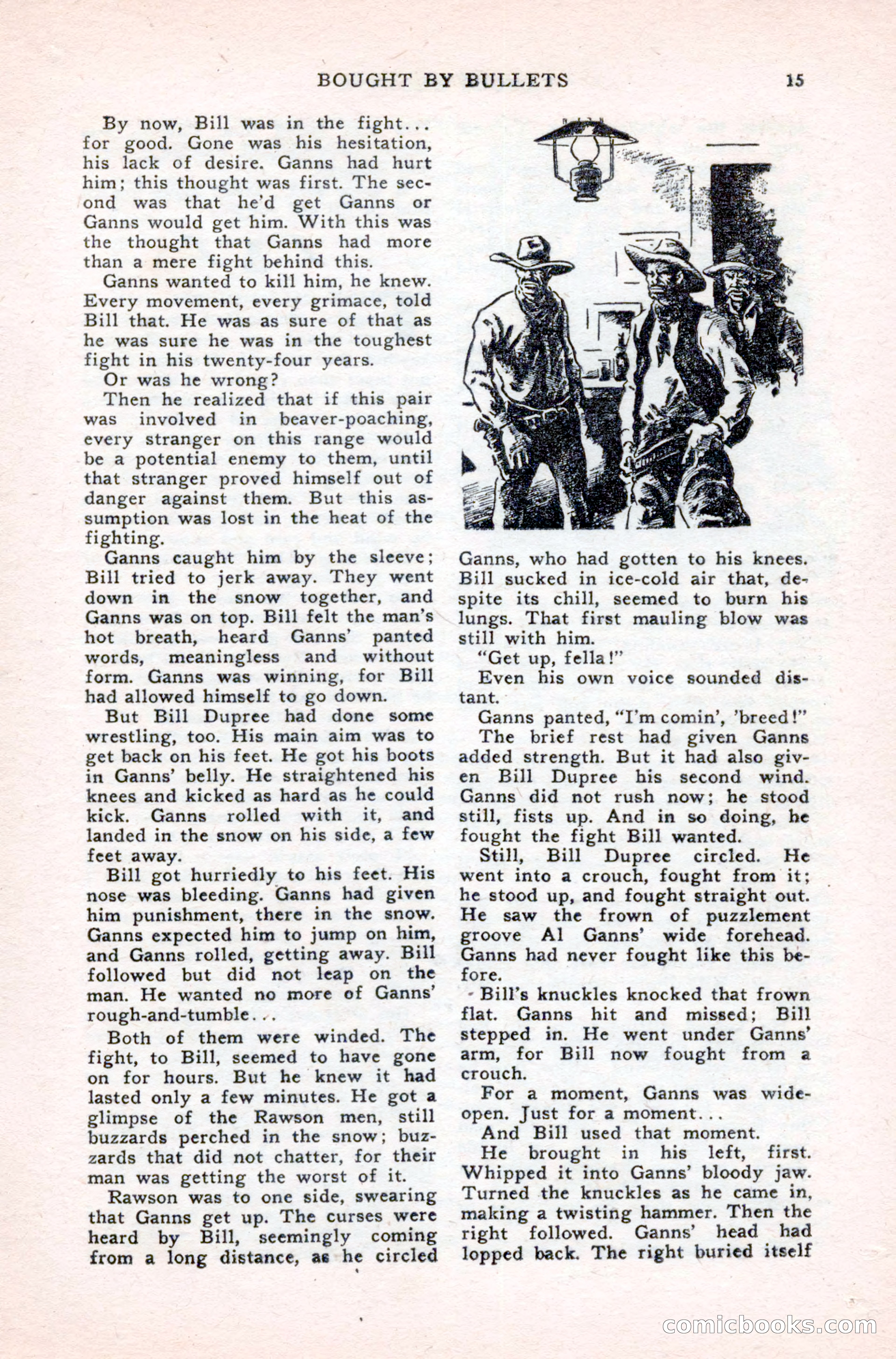 Famous Western, August 1950 — page 15 of 100