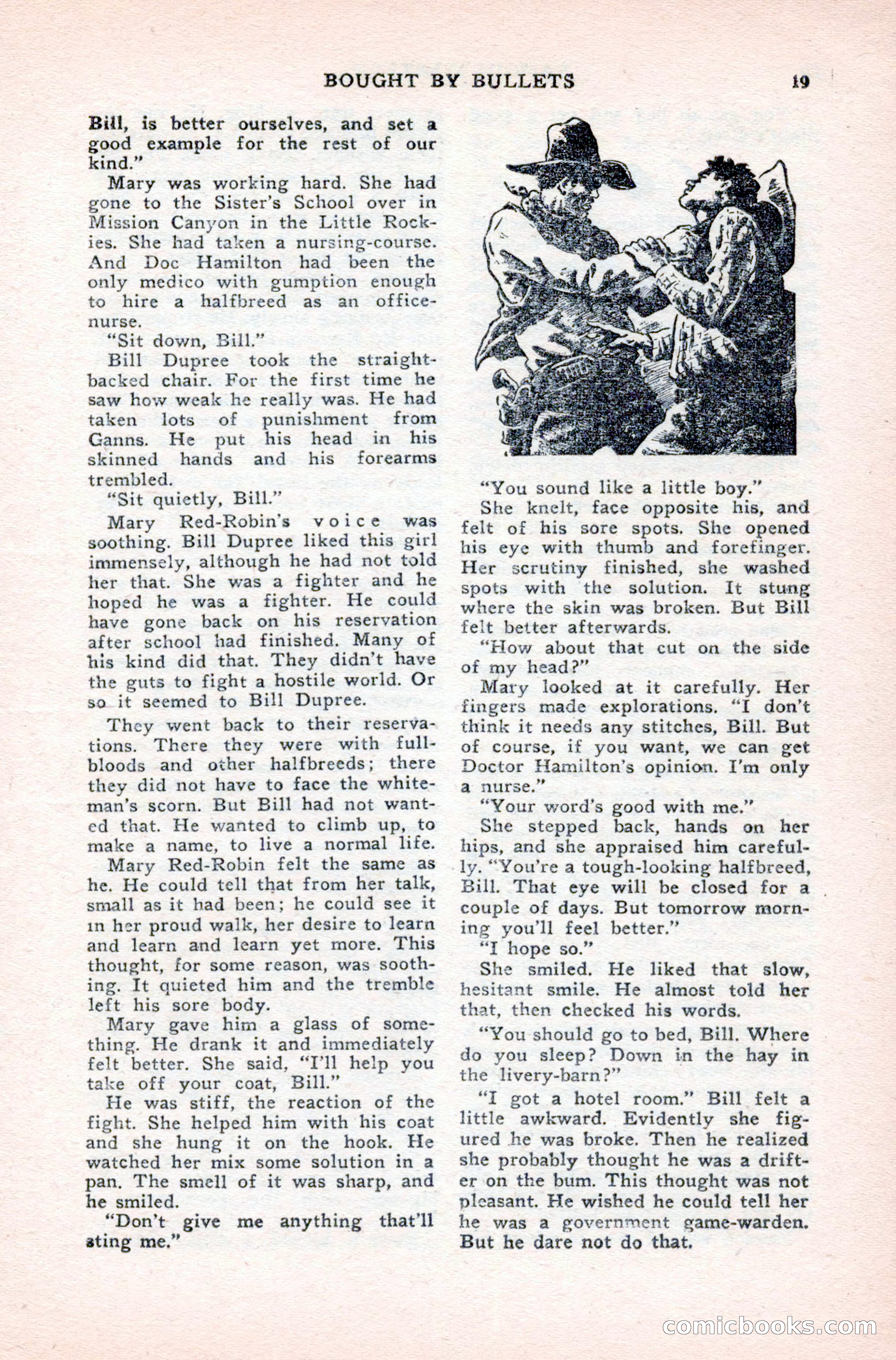 Famous Western, August 1950 — page 19 of 100