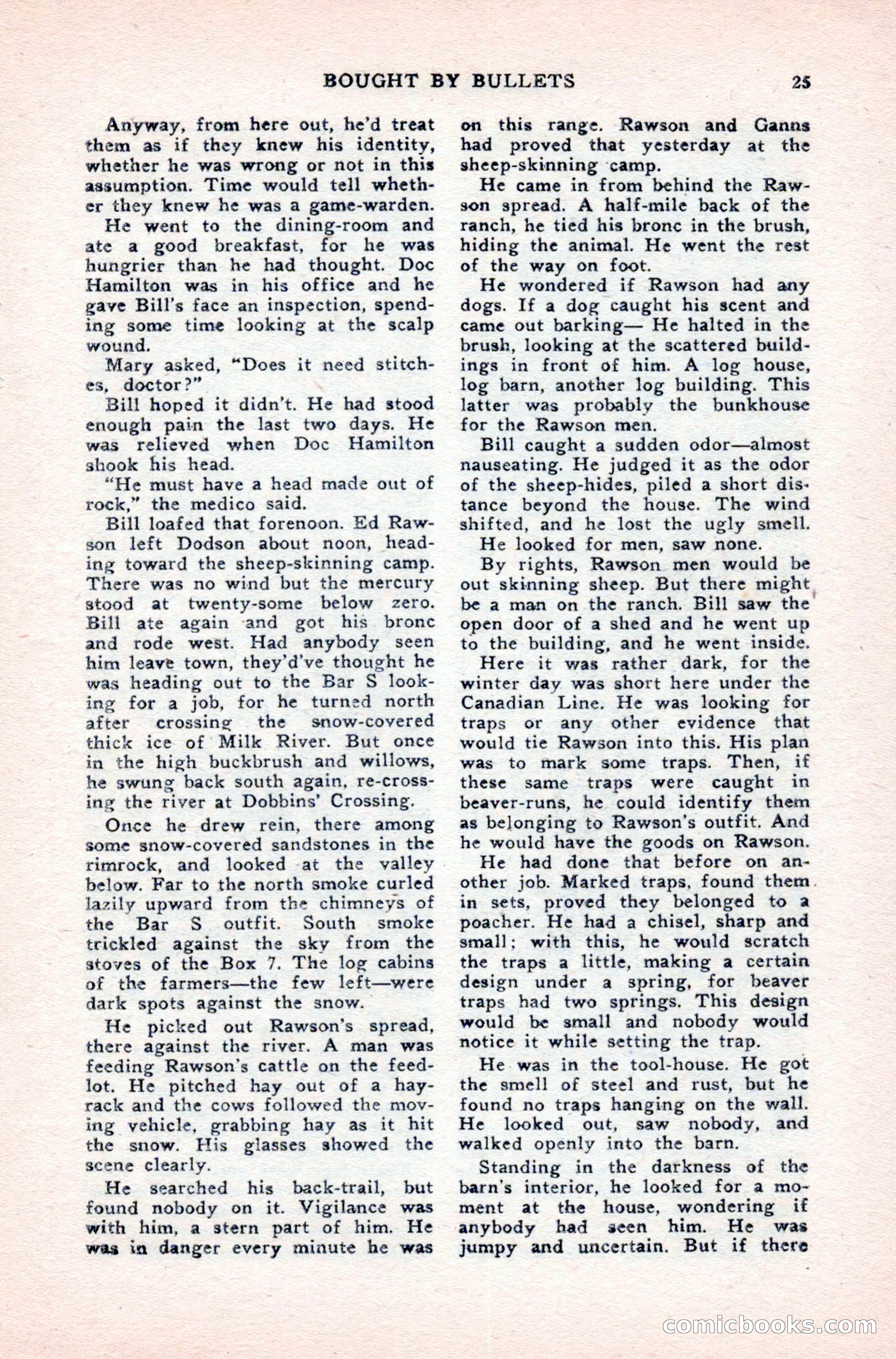 Famous Western, August 1950 — page 25 of 100