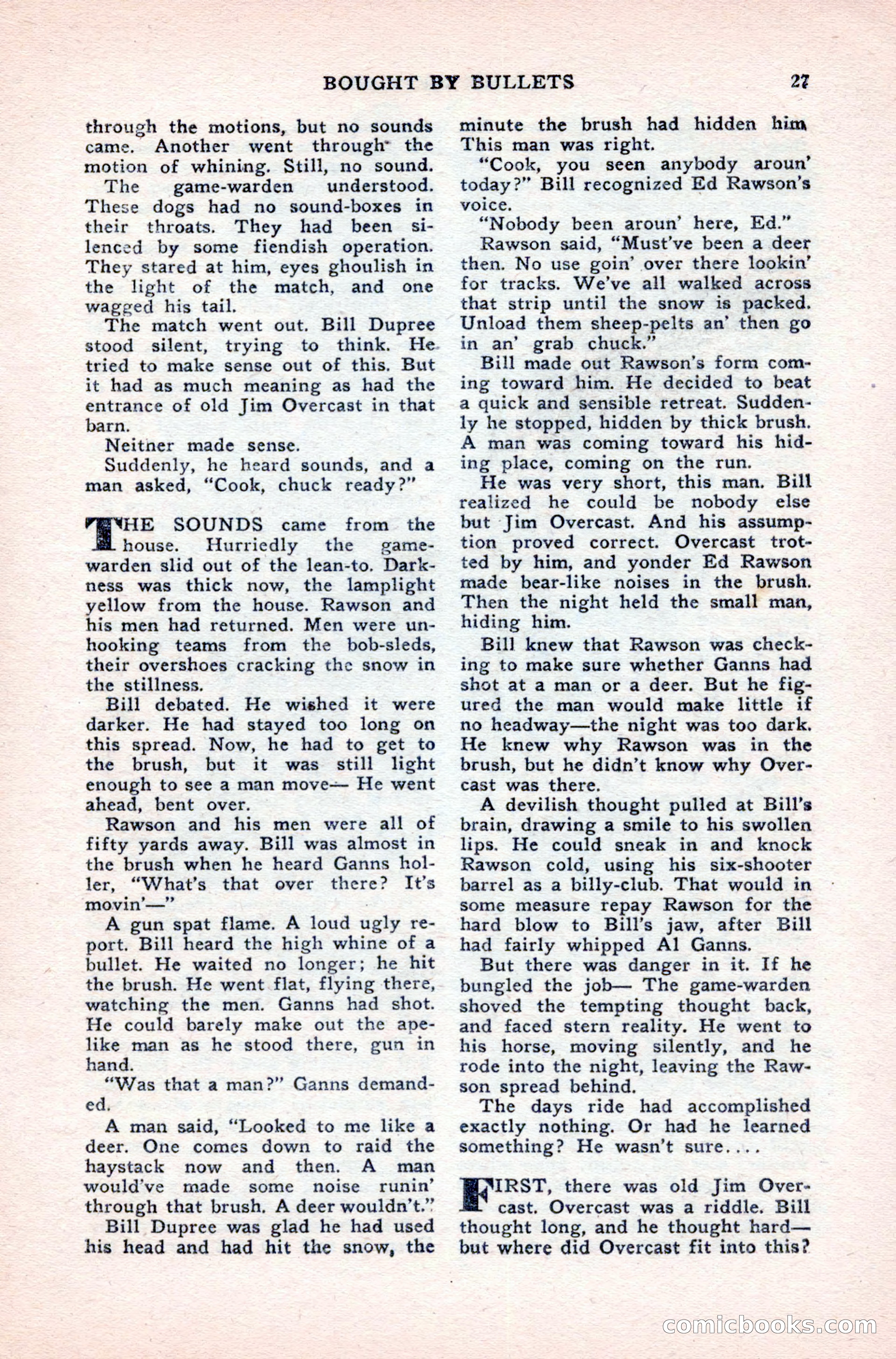 Famous Western, August 1950 — page 27 of 100