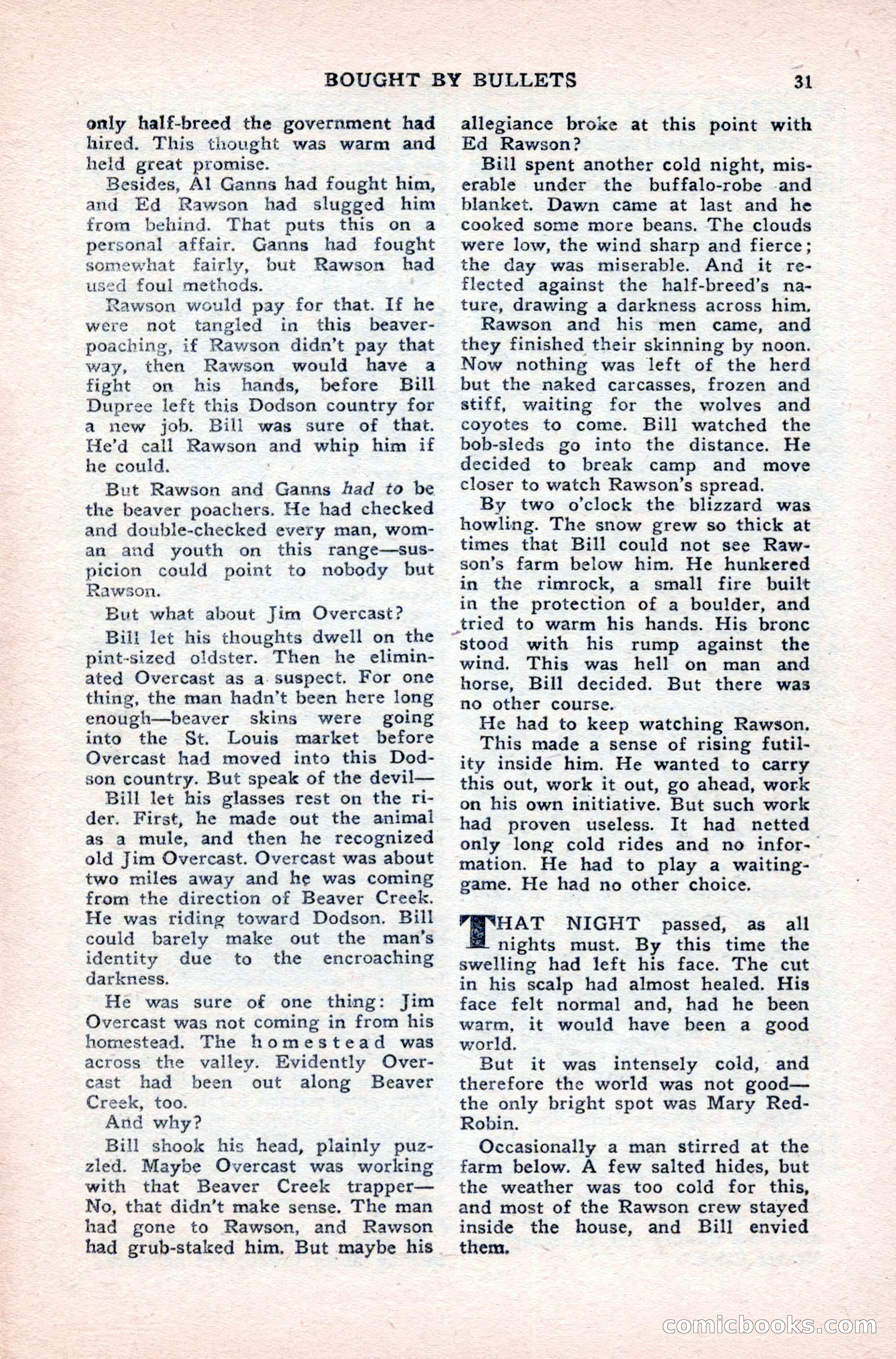 Famous Western, August 1950 — page 31 of 100