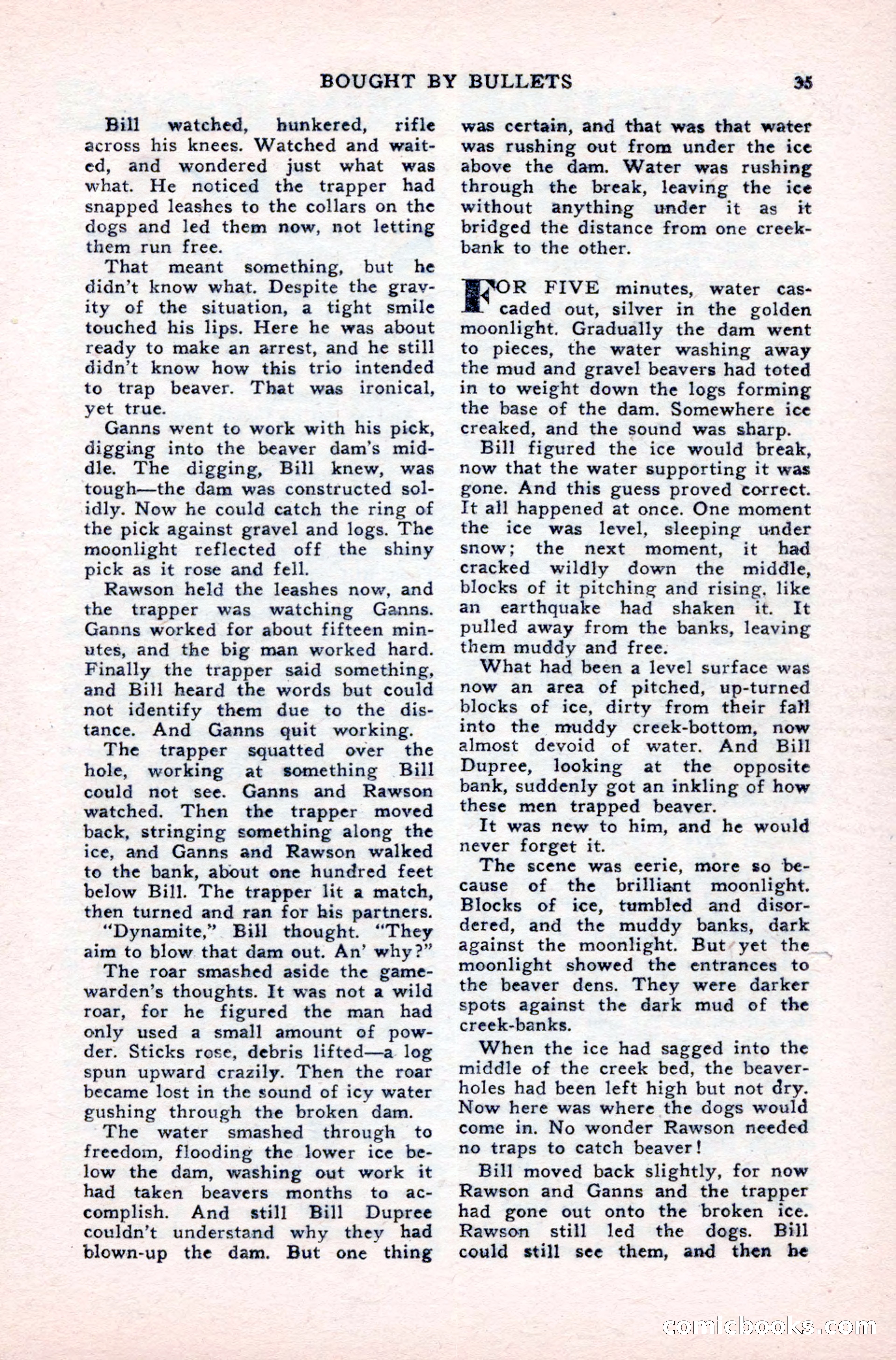 Famous Western, August 1950 — page 35 of 100