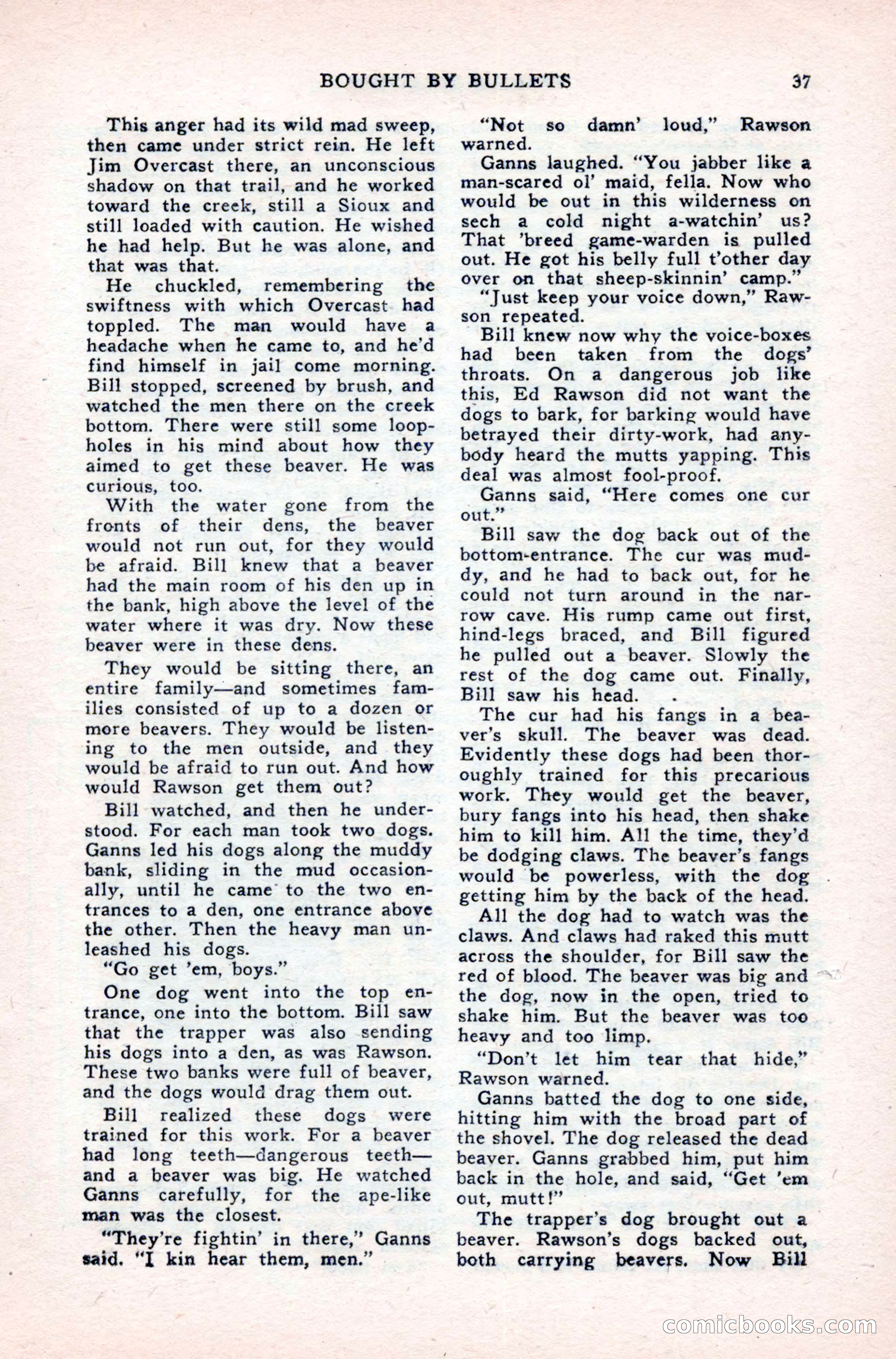Famous Western, August 1950 — page 37 of 100