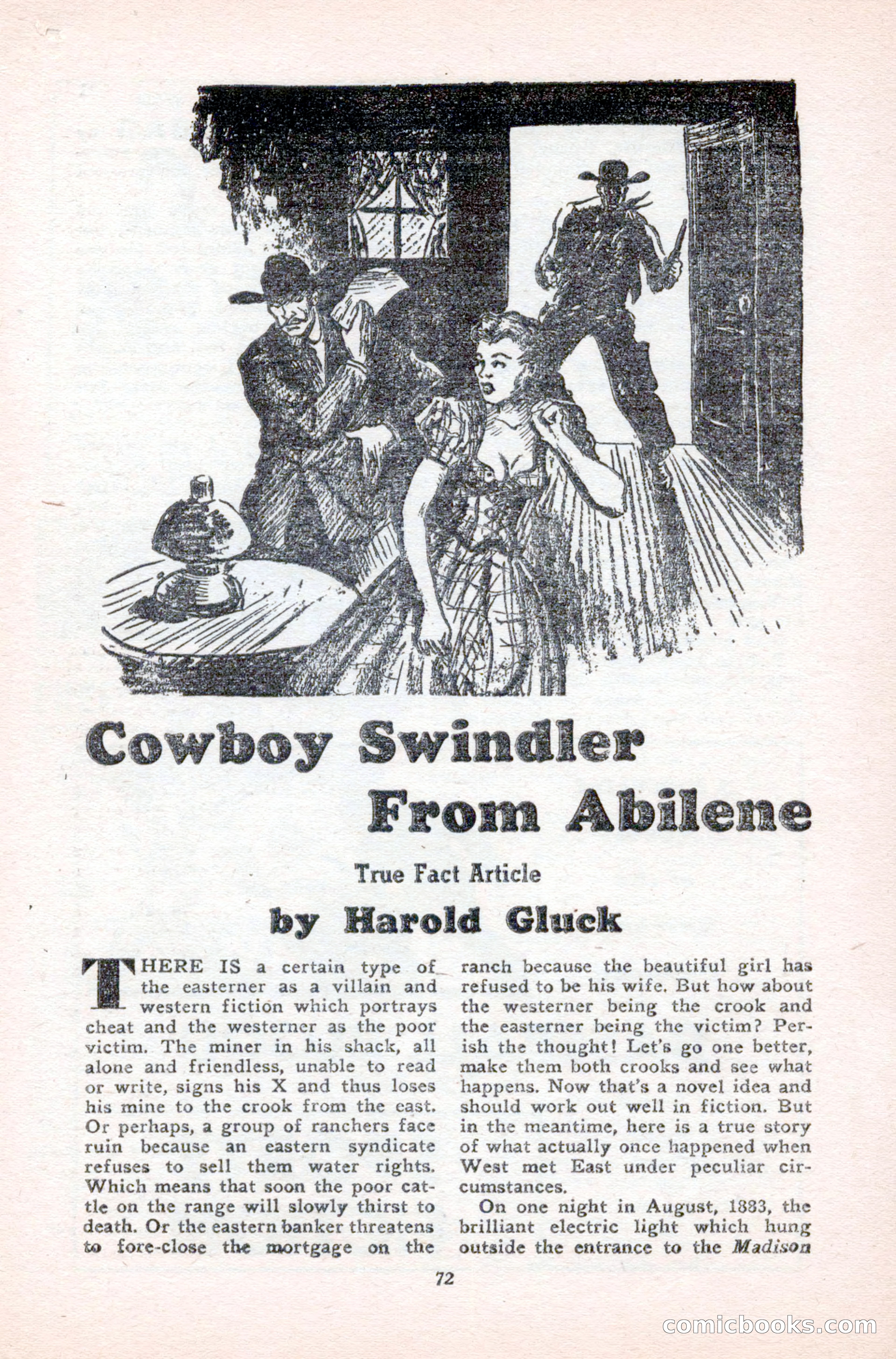 Famous Western, August 1950 — page 72 of 100