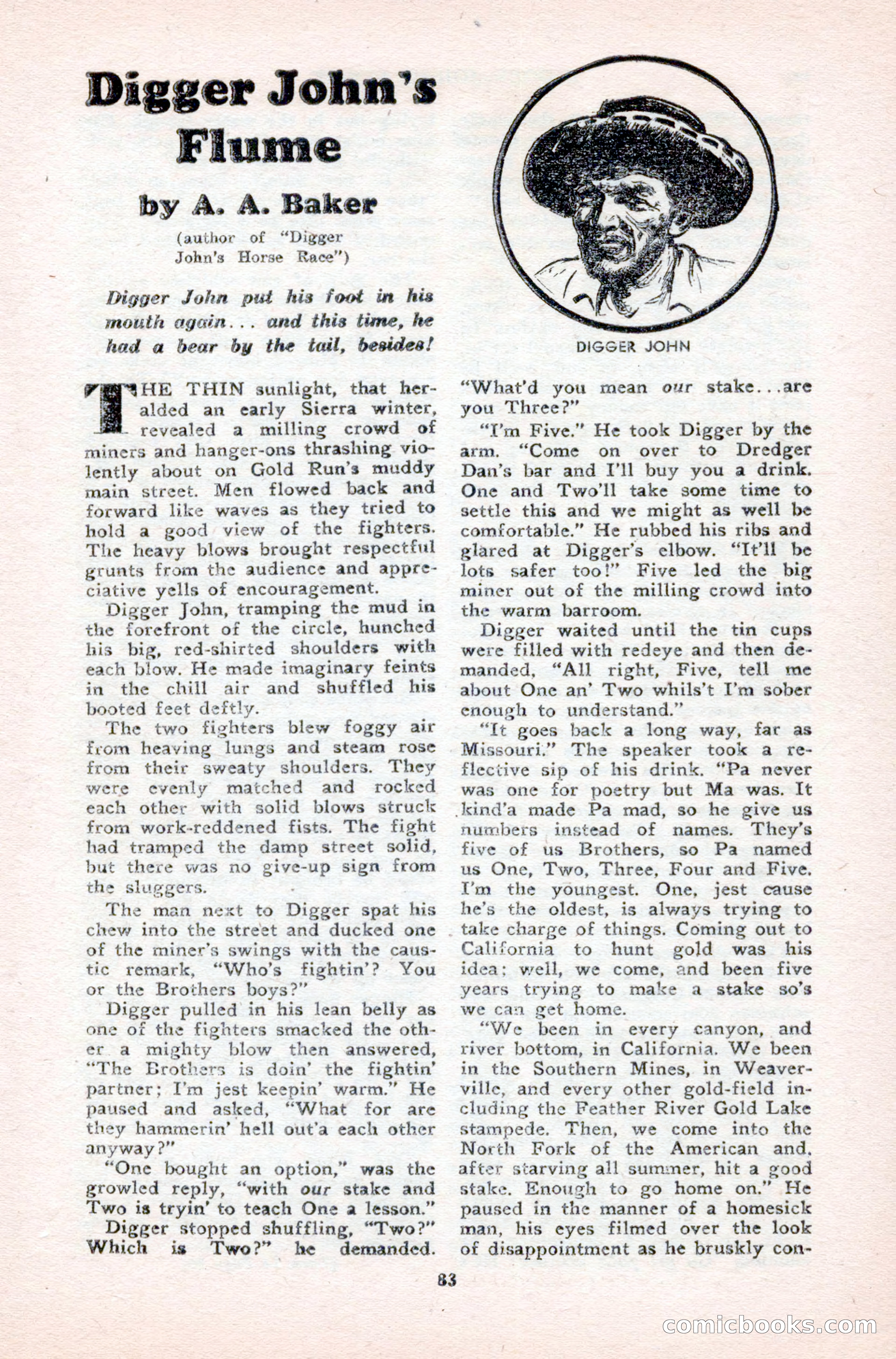 Famous Western, August 1950 — page 83 of 100