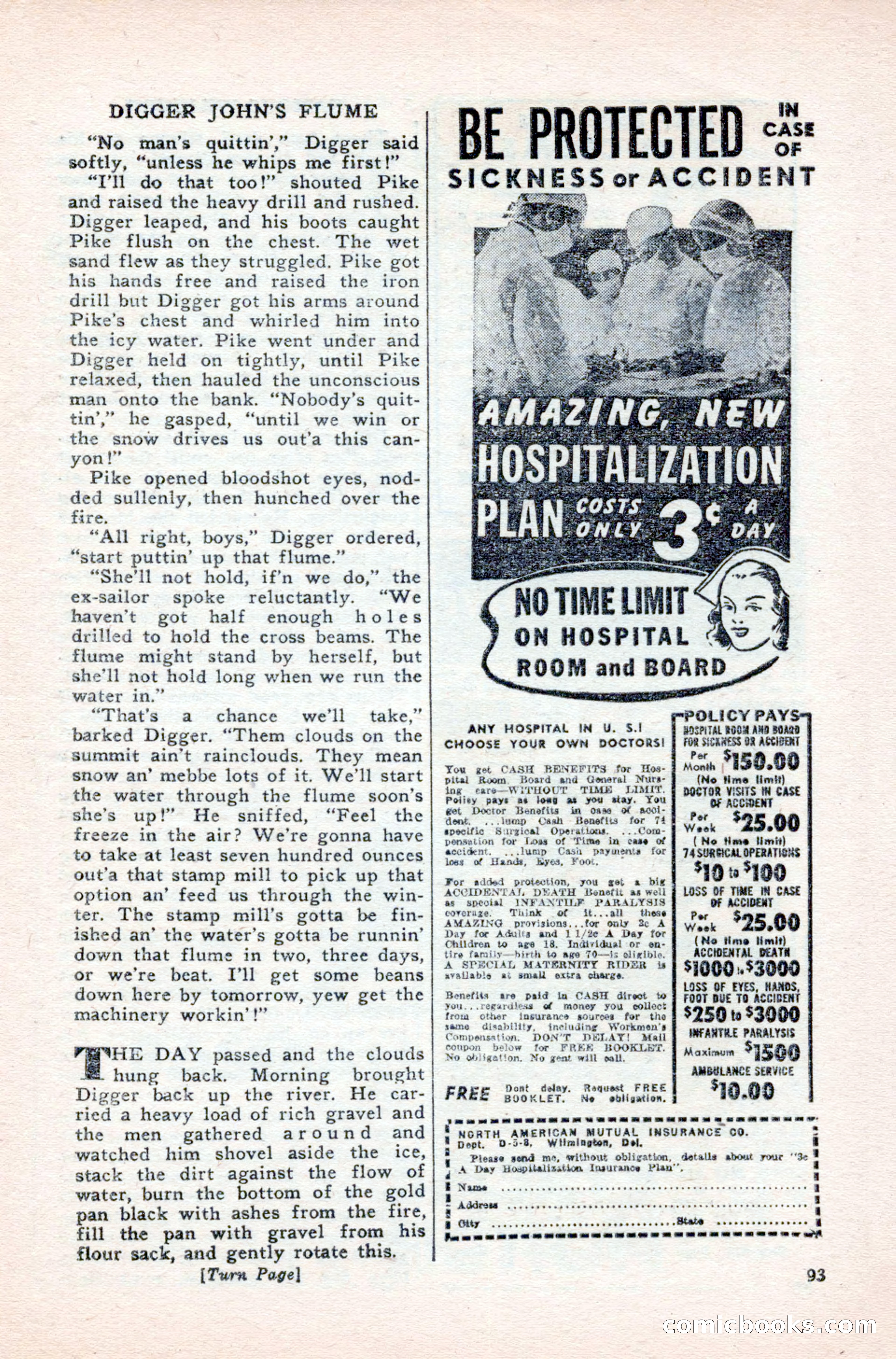 Famous Western, August 1950 — page 93 of 100