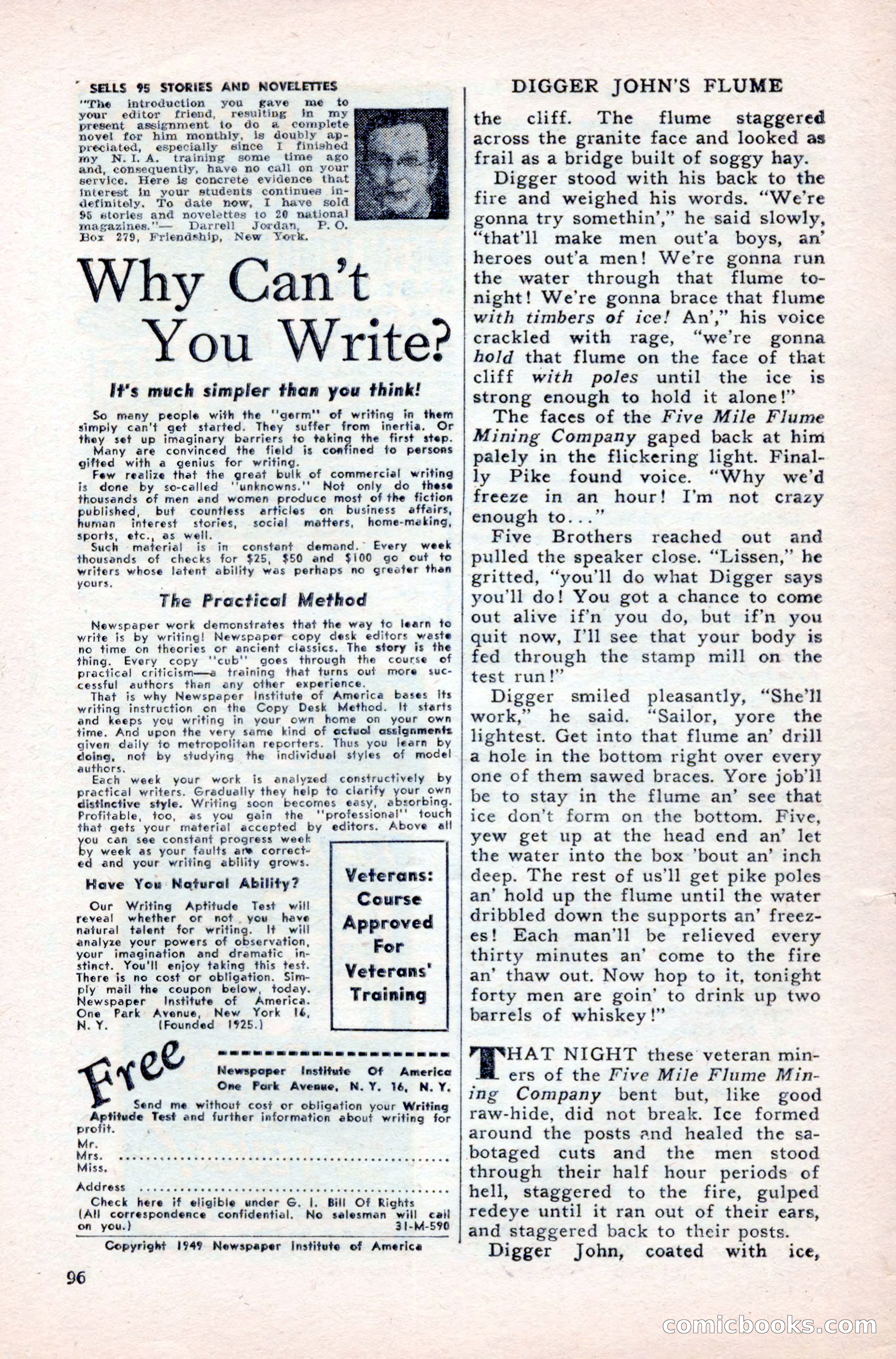 Famous Western, August 1950 — page 96 of 100