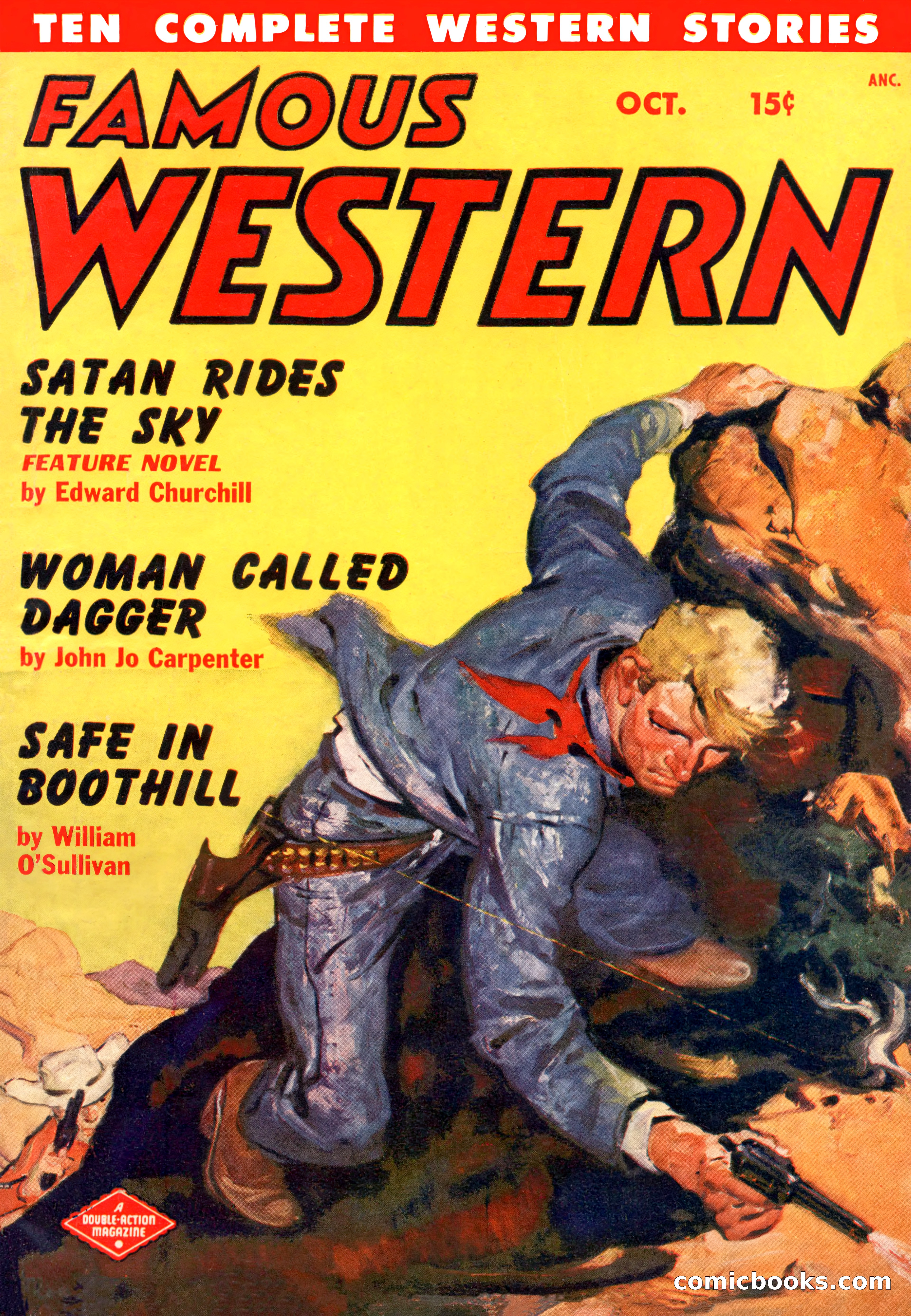 Famous Western, October 1950 — page 1 of 100