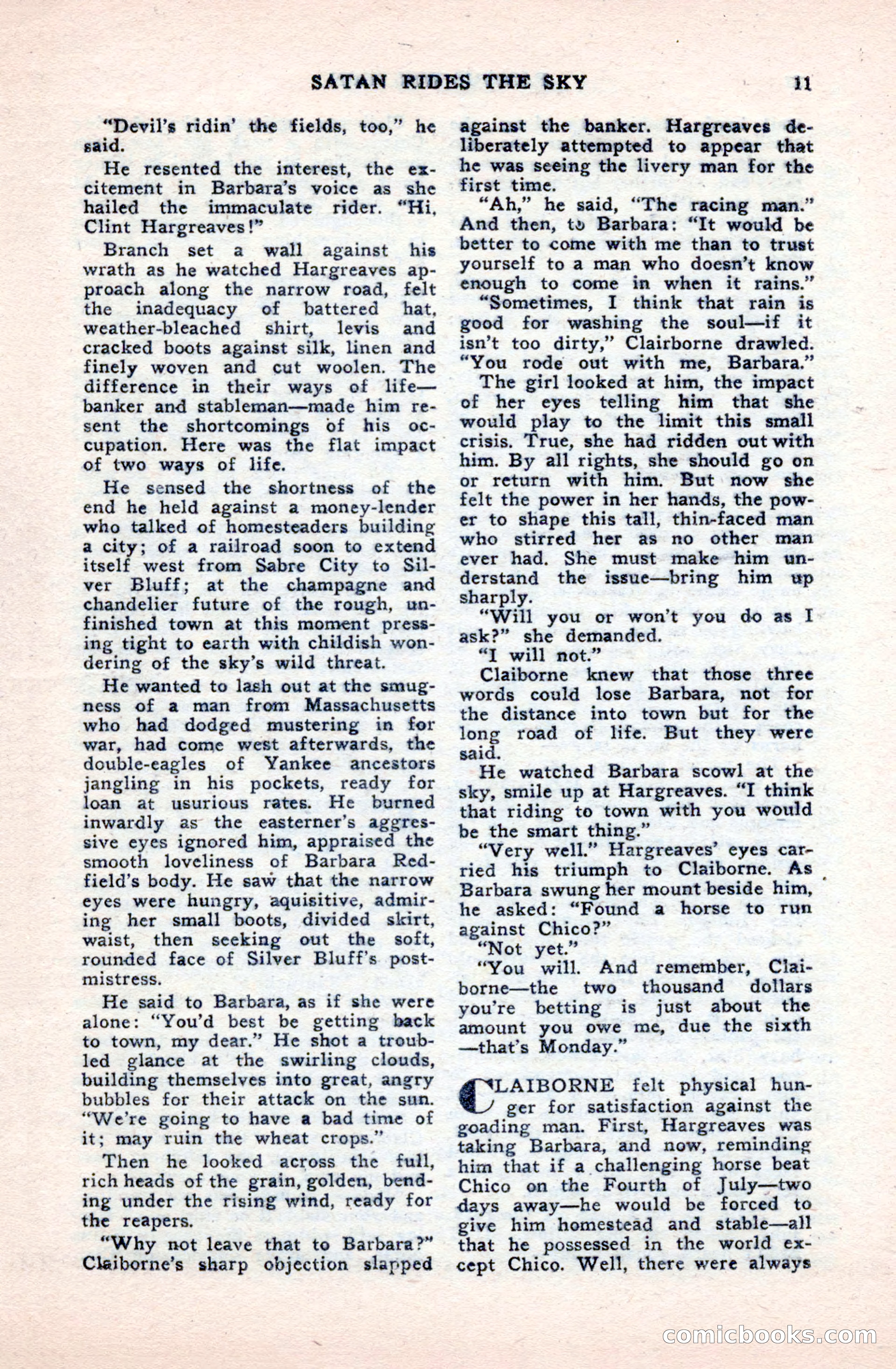 Famous Western, October 1950 — page 11 of 100