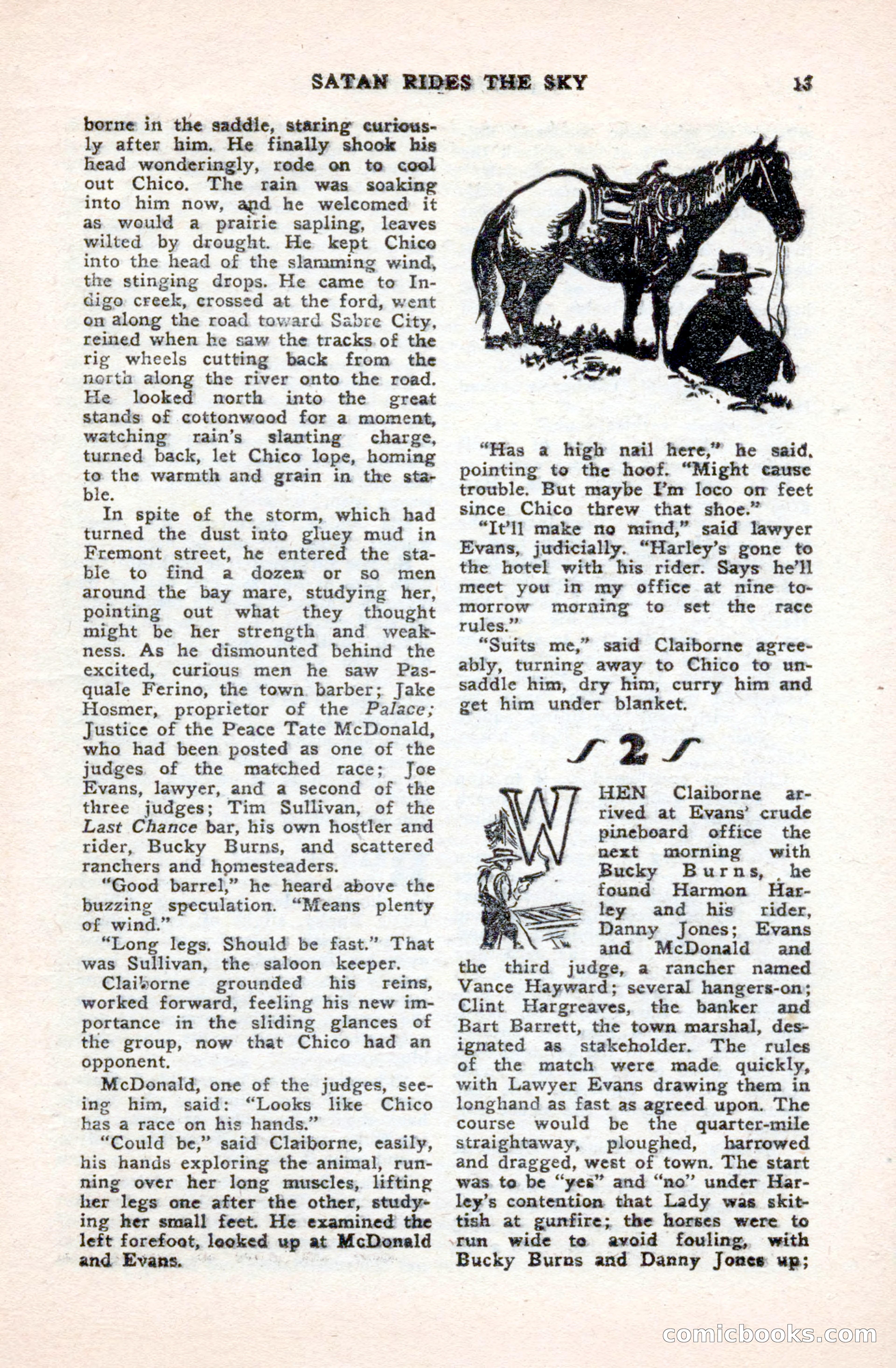 Famous Western, October 1950 — page 13 of 100