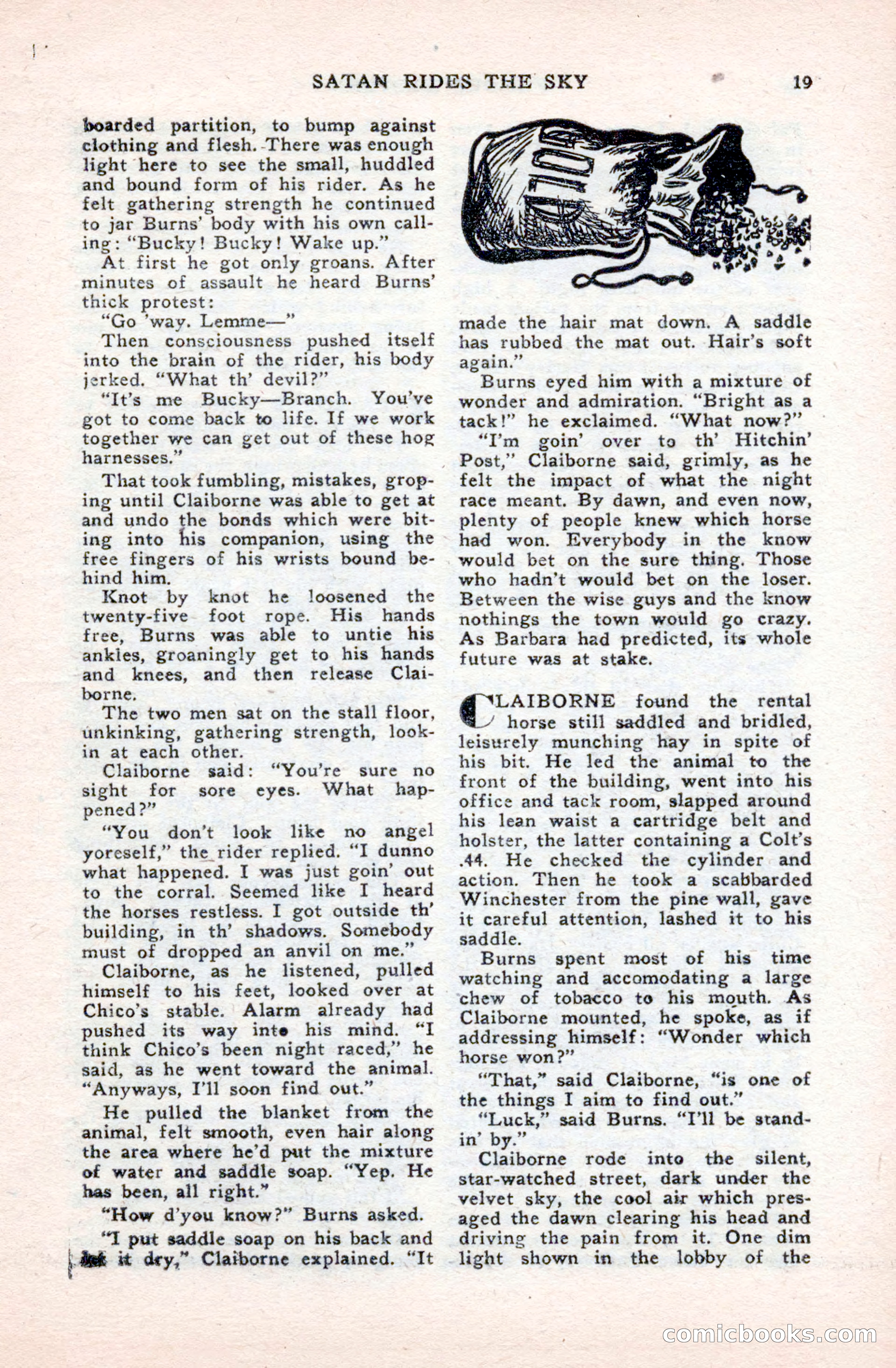 Famous Western, October 1950 — page 19 of 100