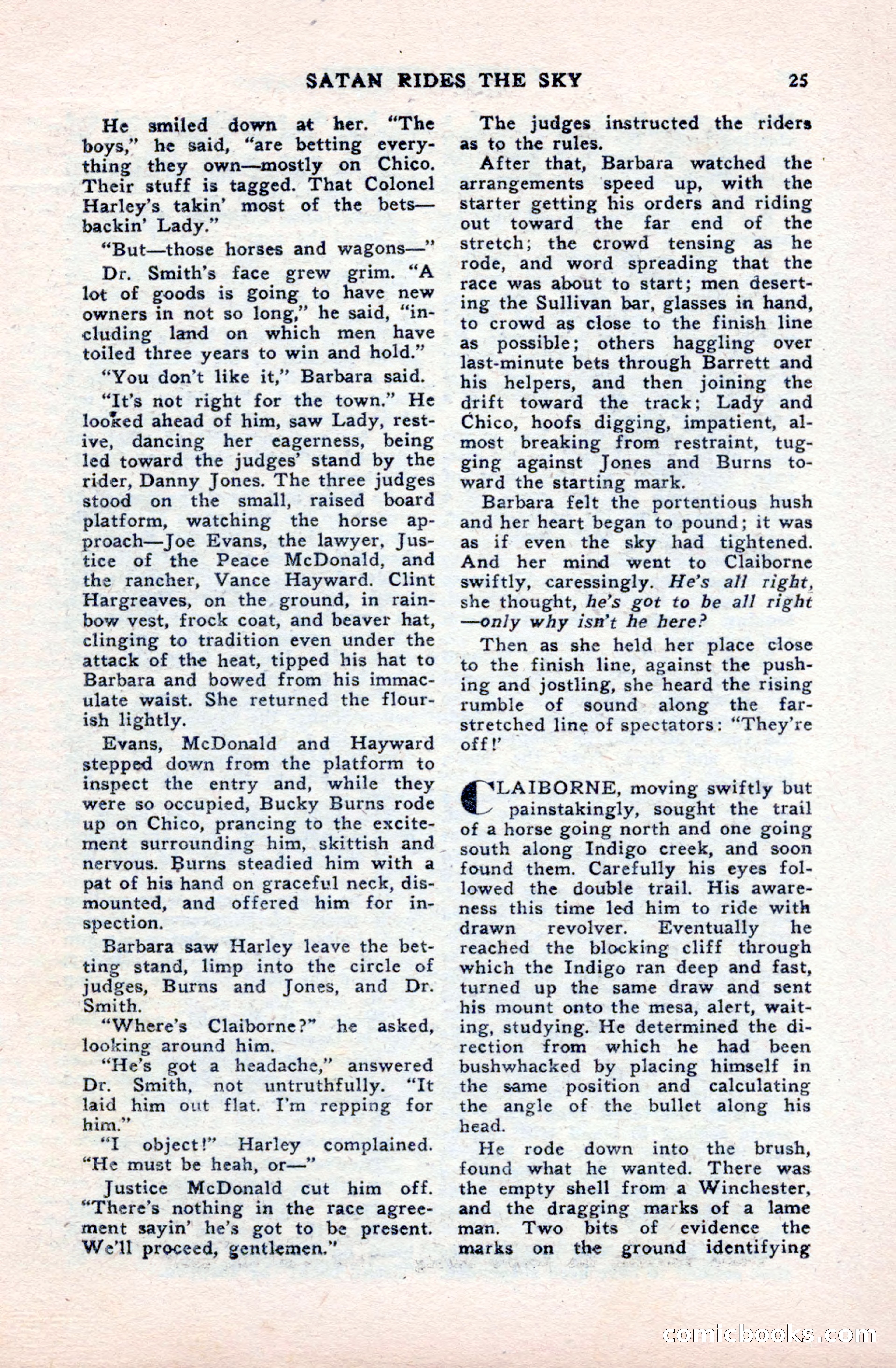 Famous Western, October 1950 — page 25 of 100