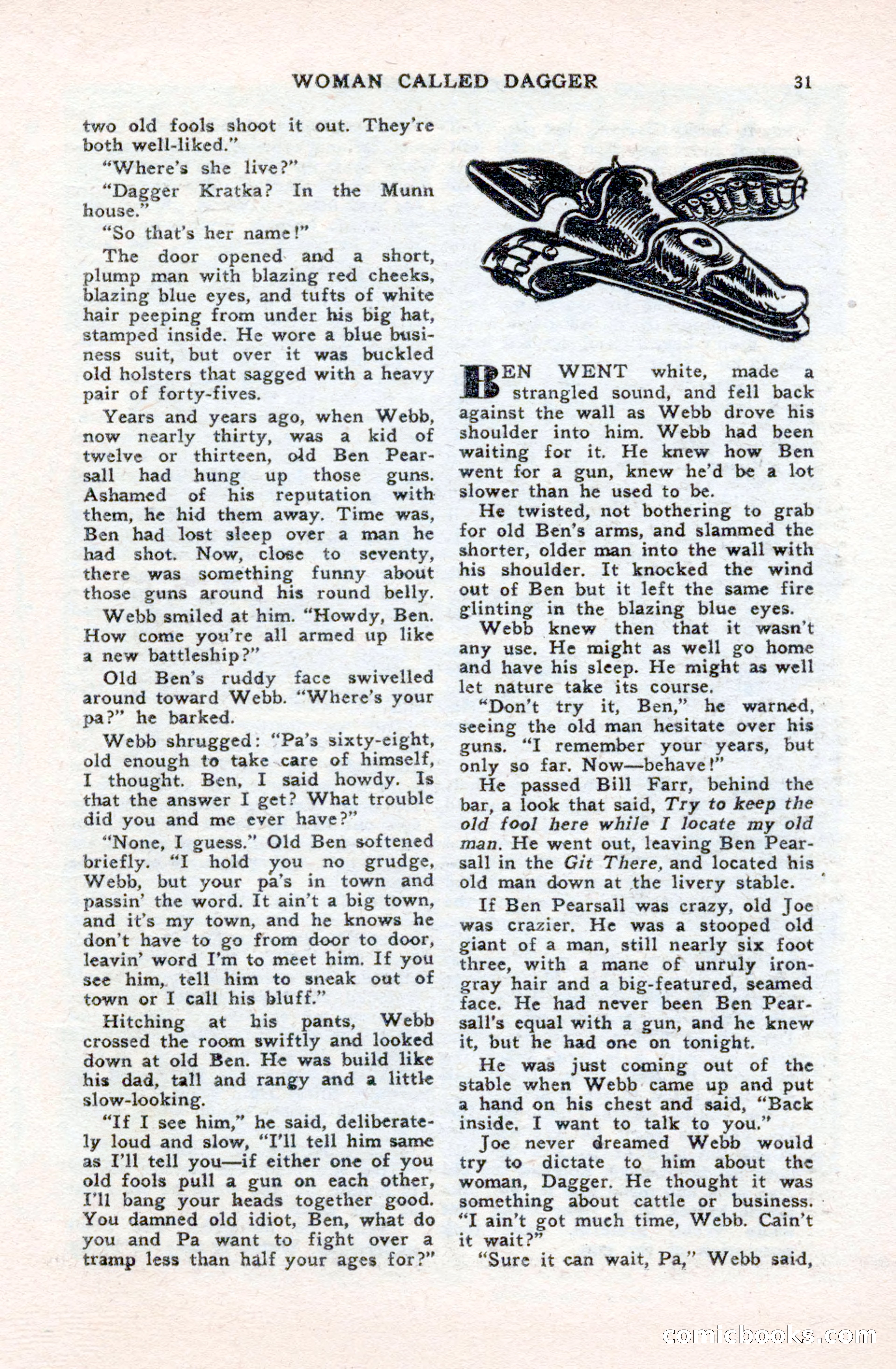 Famous Western, October 1950 — page 31 of 100