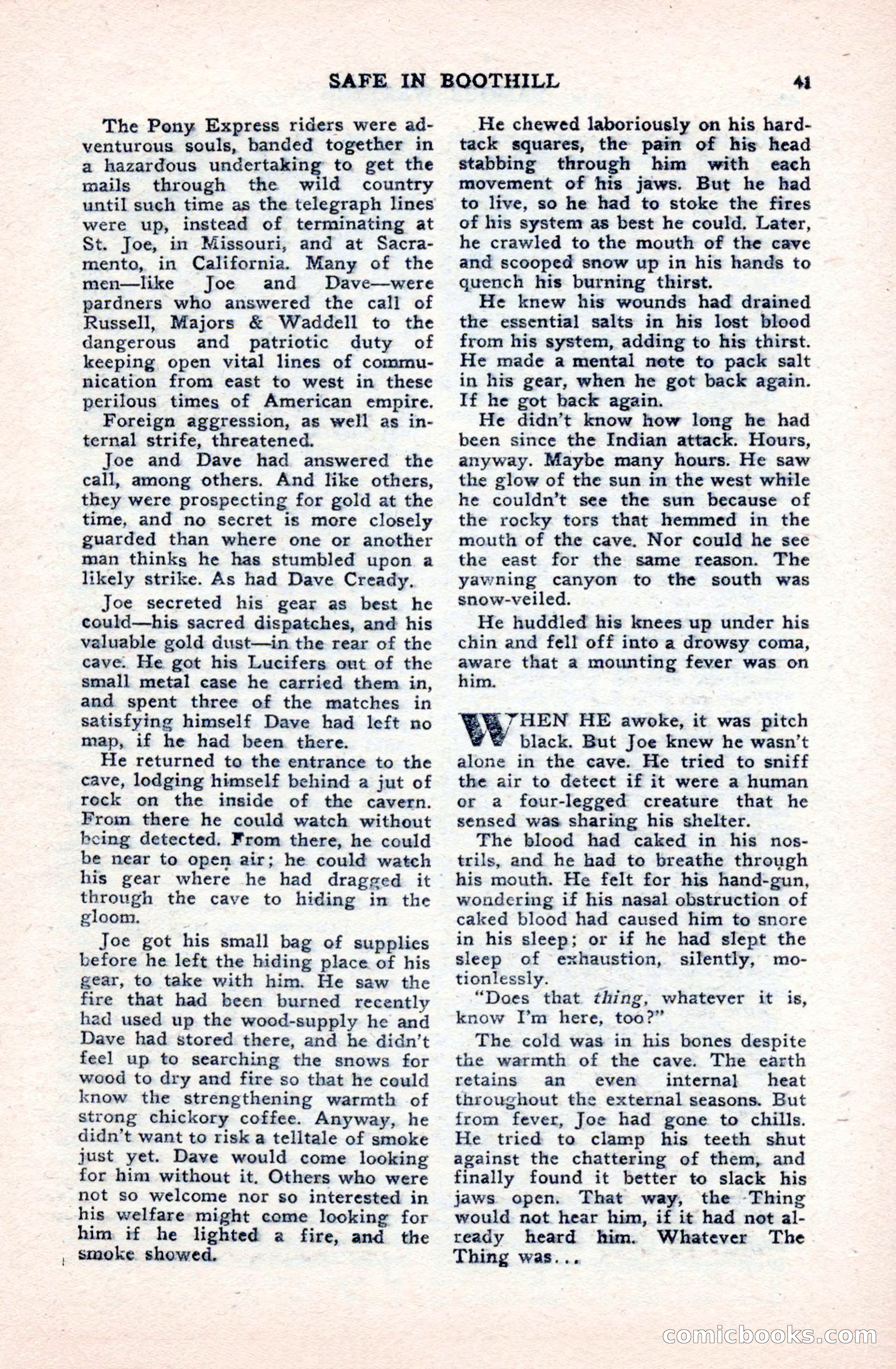 Famous Western, October 1950 — page 41 of 100