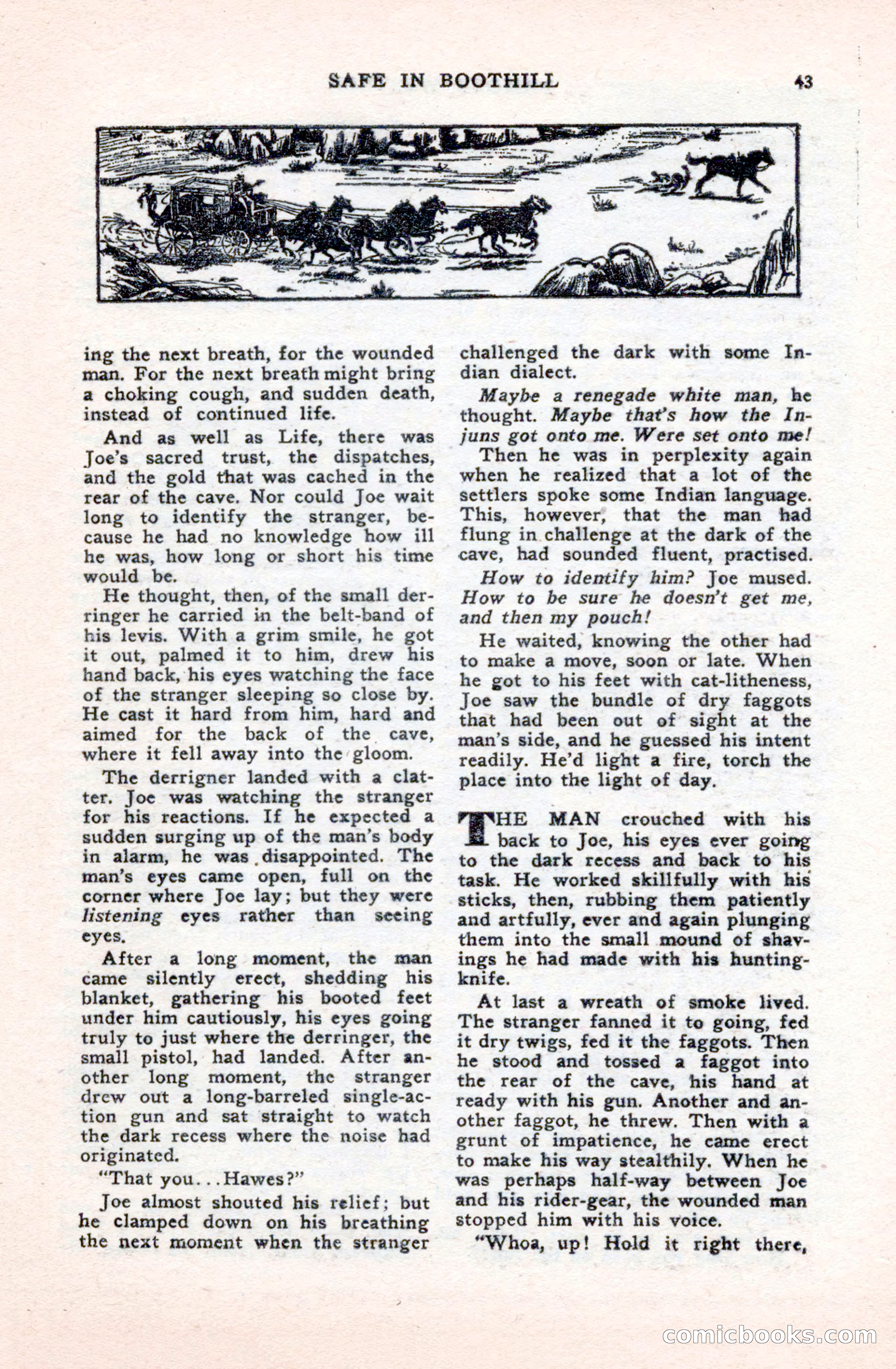 Famous Western, October 1950 — page 43 of 100