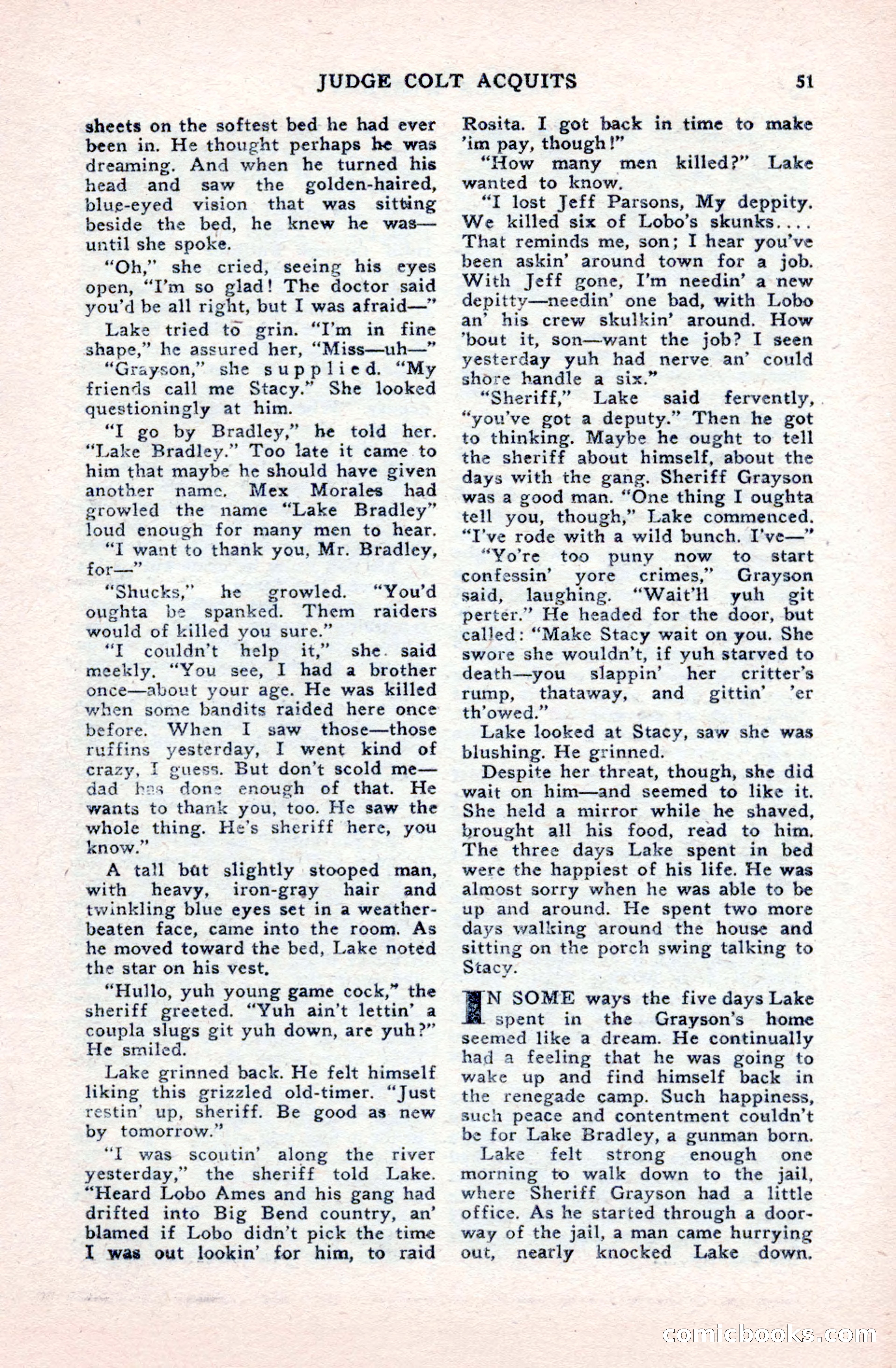 Famous Western, October 1950 — page 51 of 100