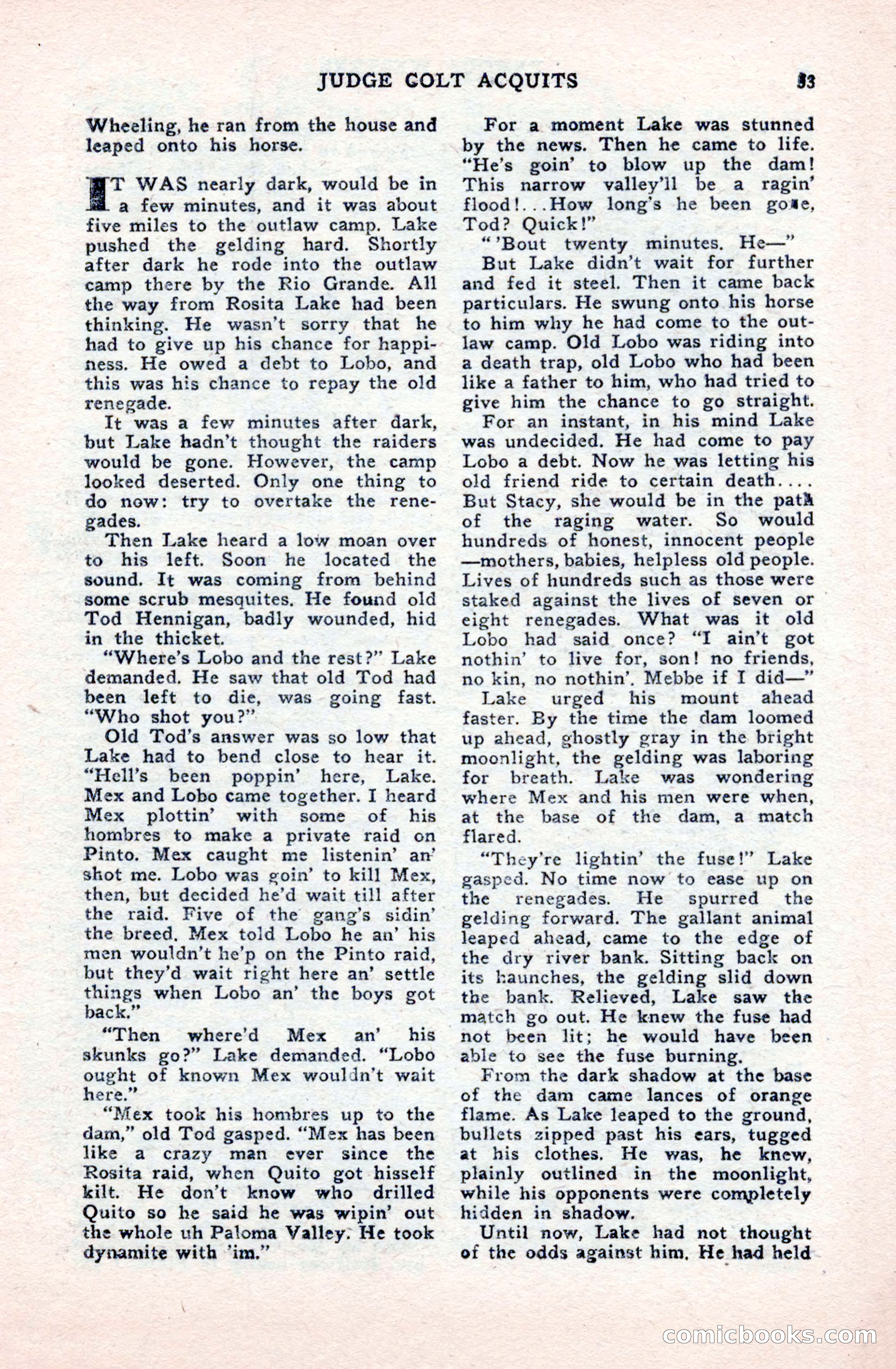 Famous Western, October 1950 — page 53 of 100