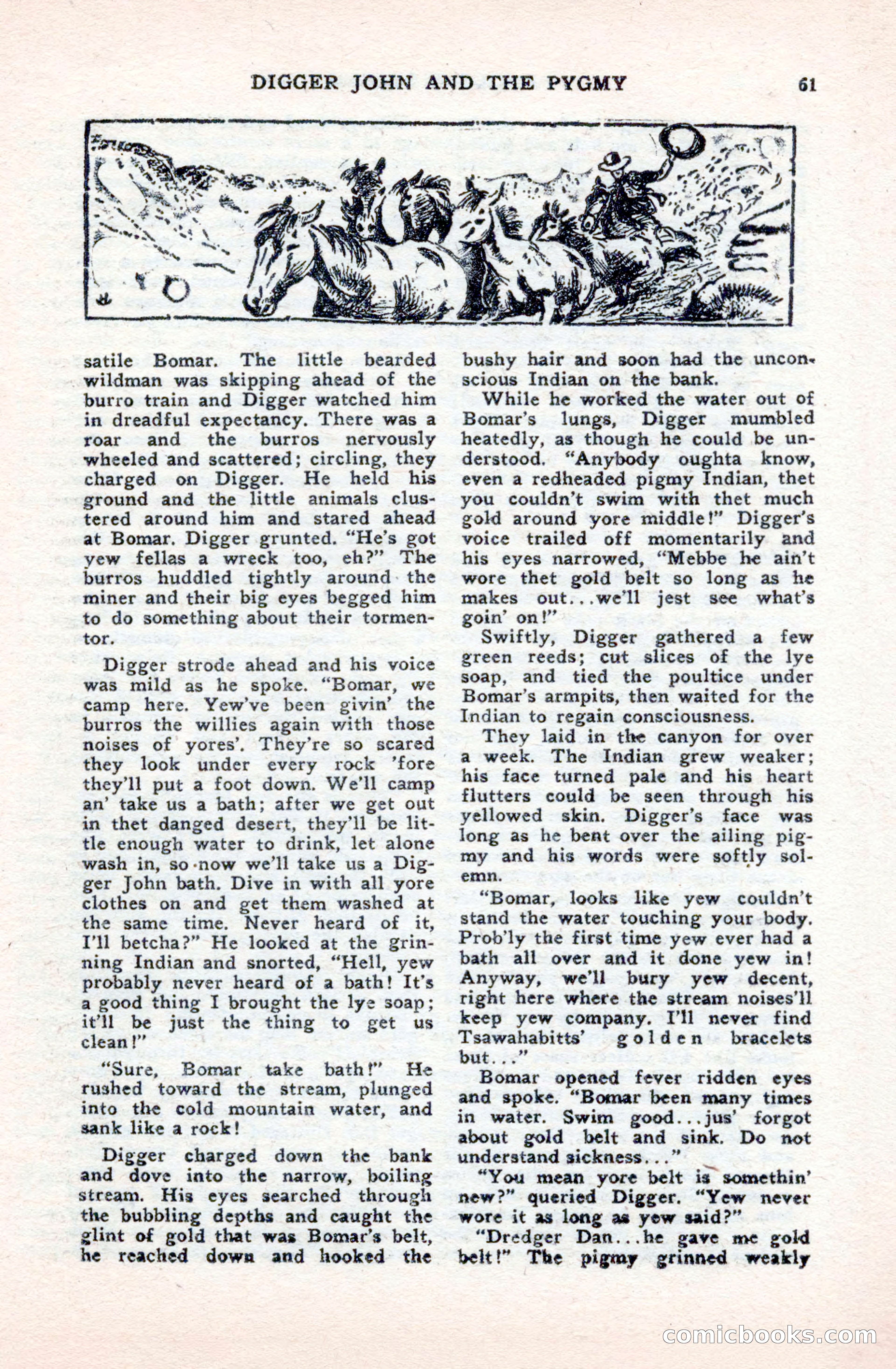 Famous Western, October 1950 — page 61 of 100