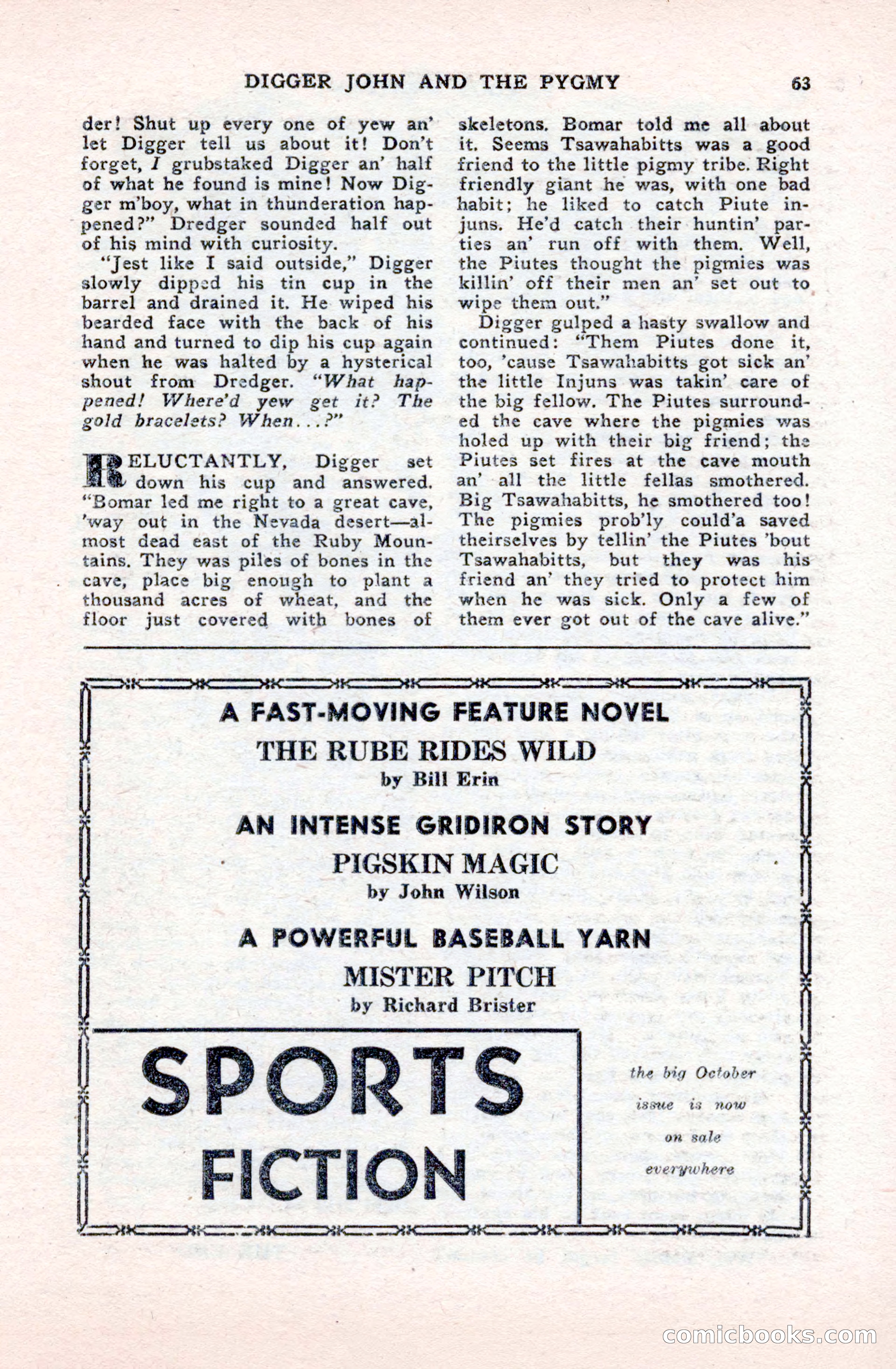 Famous Western, October 1950 — page 63 of 100