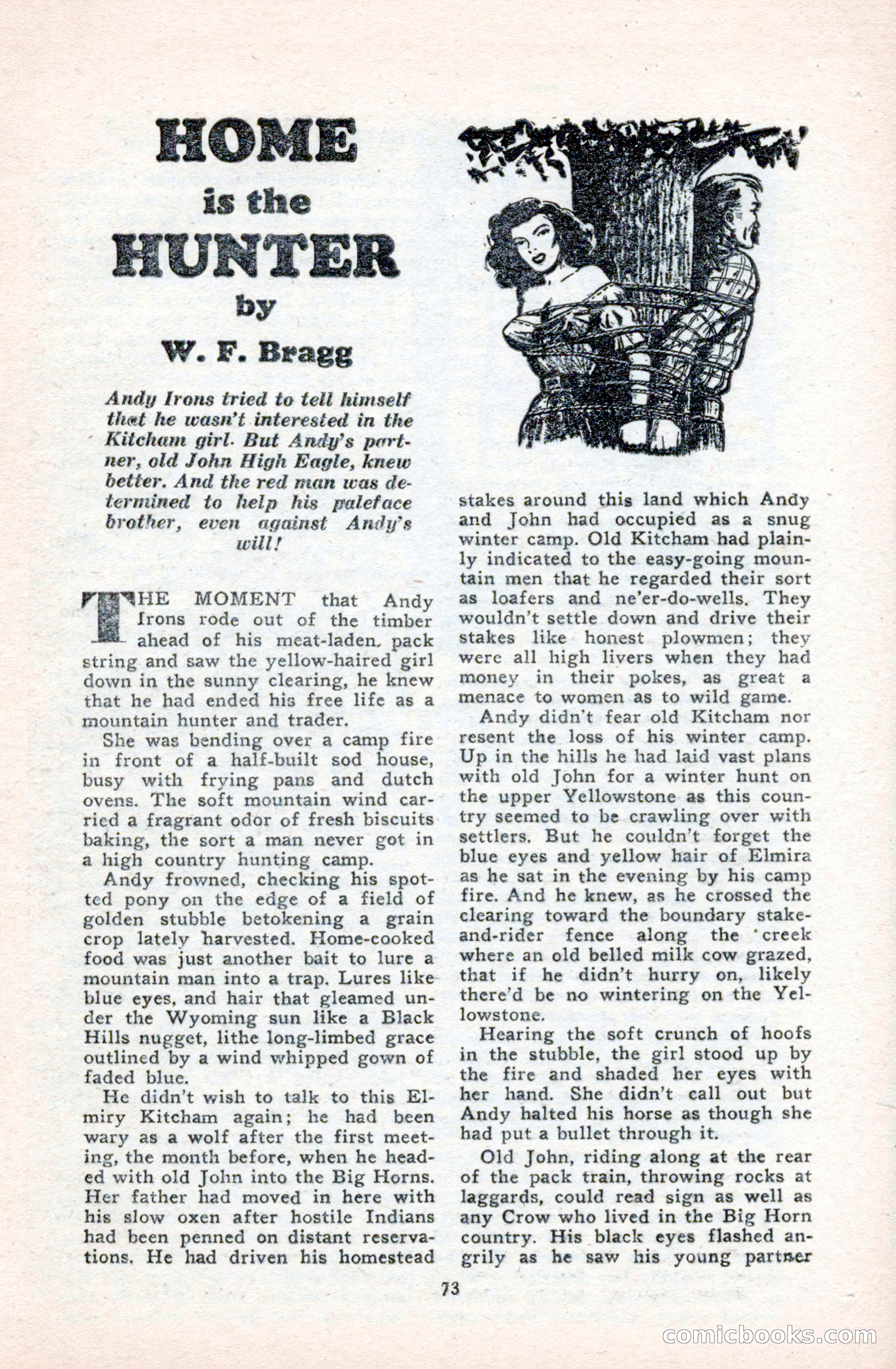 Famous Western, October 1950 — page 73 of 100