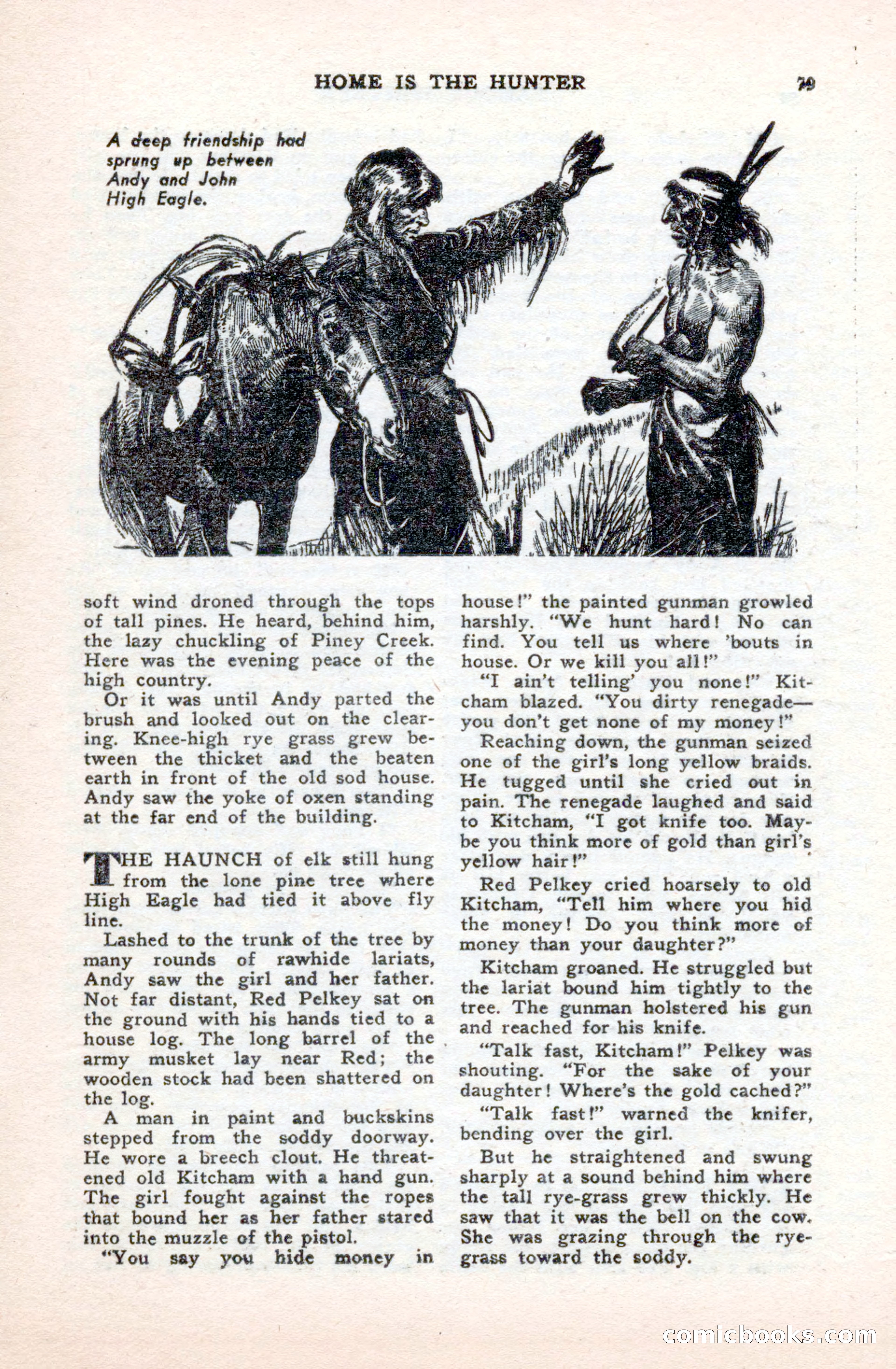 Famous Western, October 1950 — page 79 of 100