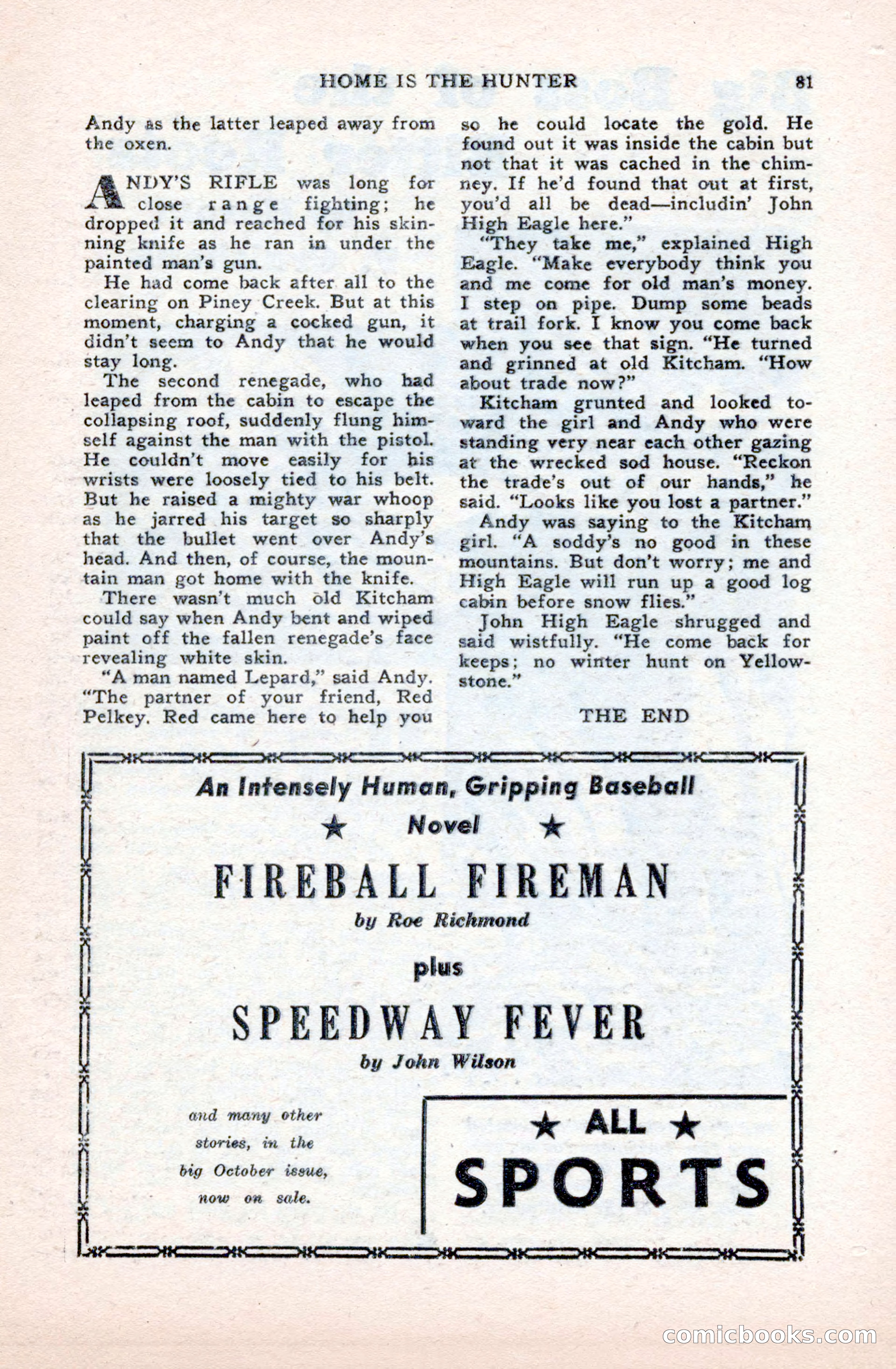 Famous Western, October 1950 — page 81 of 100