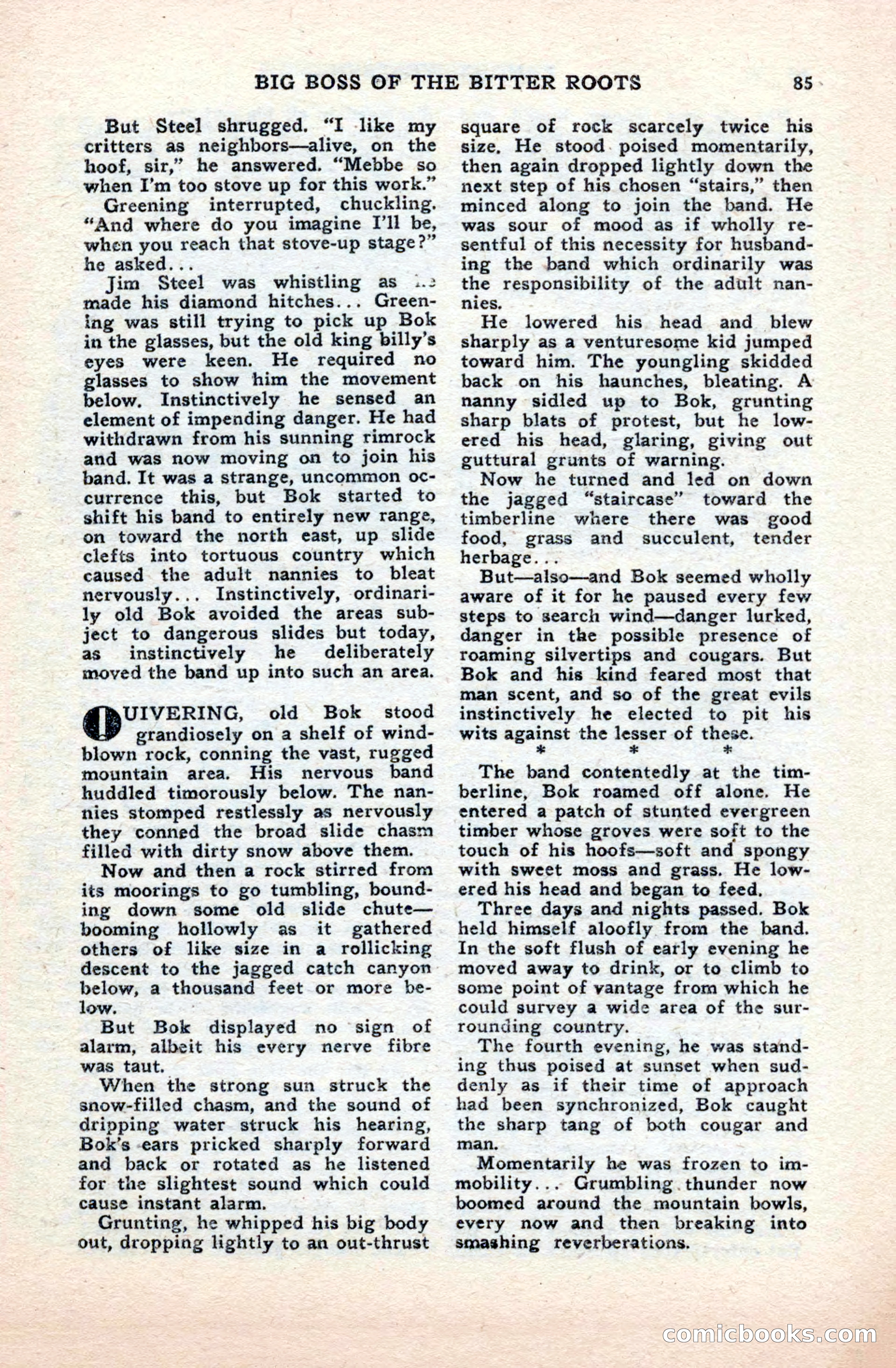 Famous Western, October 1950 — page 85 of 100