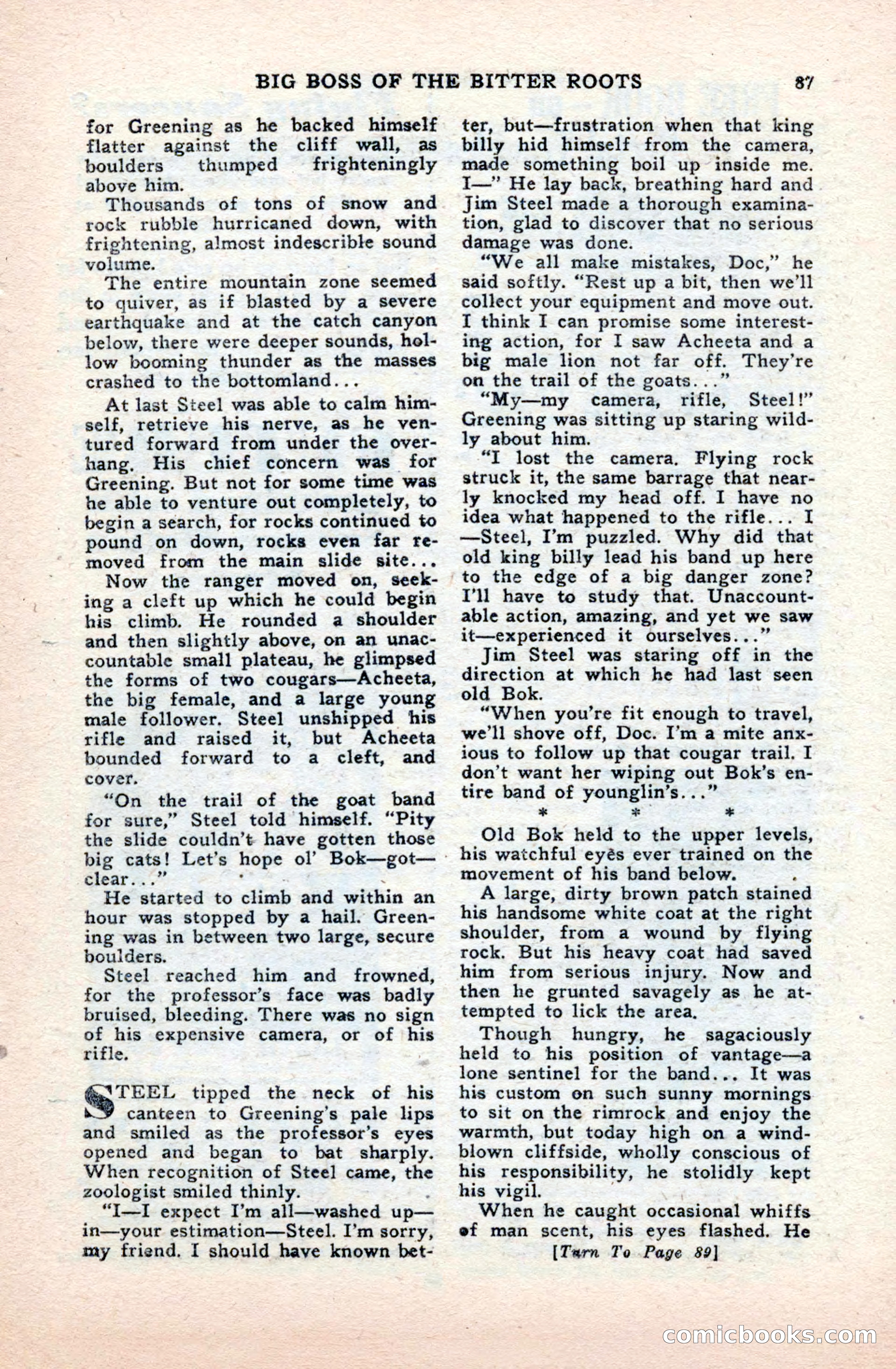 Famous Western, October 1950 — page 87 of 100