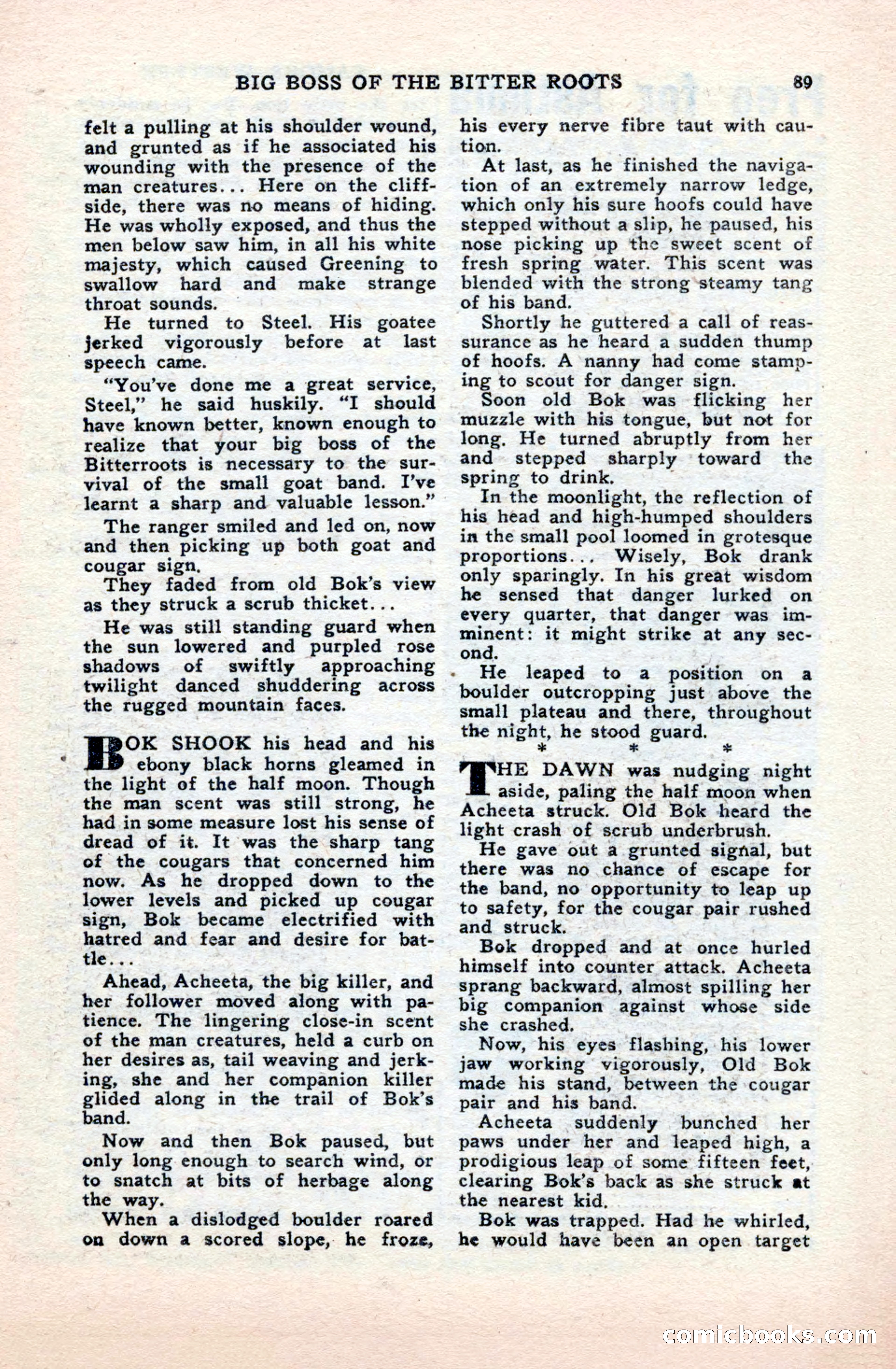 Famous Western, October 1950 — page 89 of 100