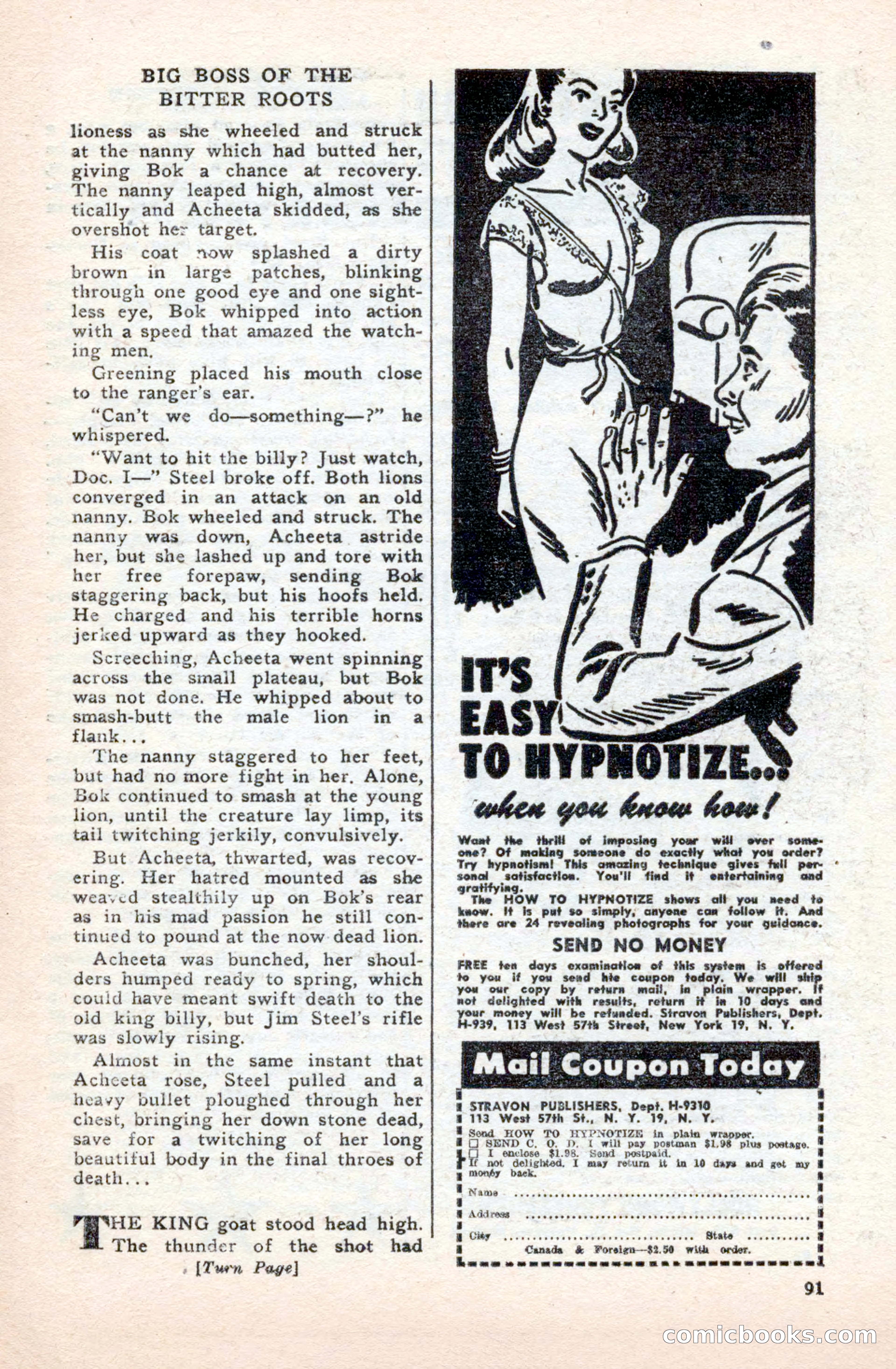 Famous Western, October 1950 — page 91 of 100