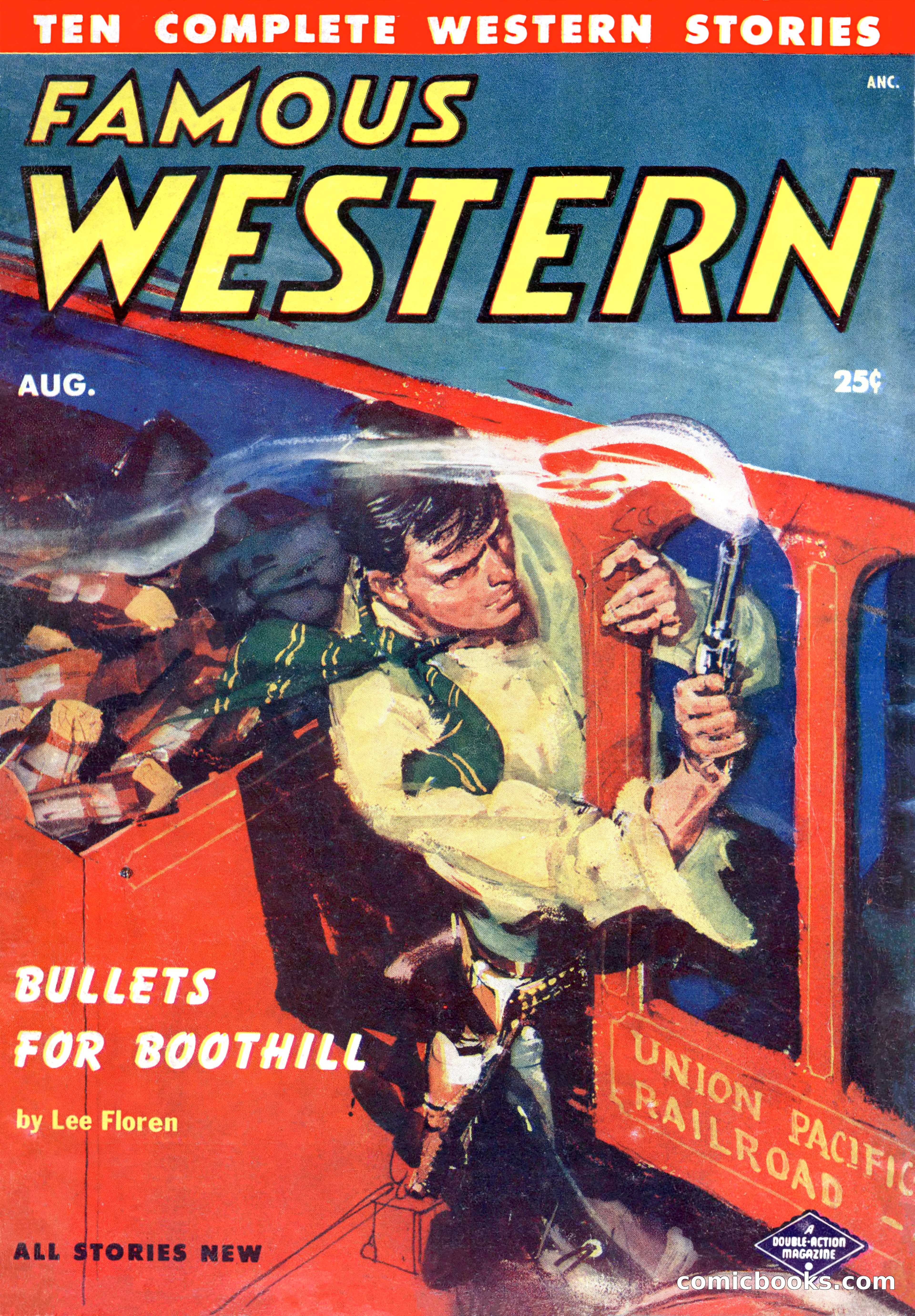 Famous Western, August 1953 — page 1 of 100