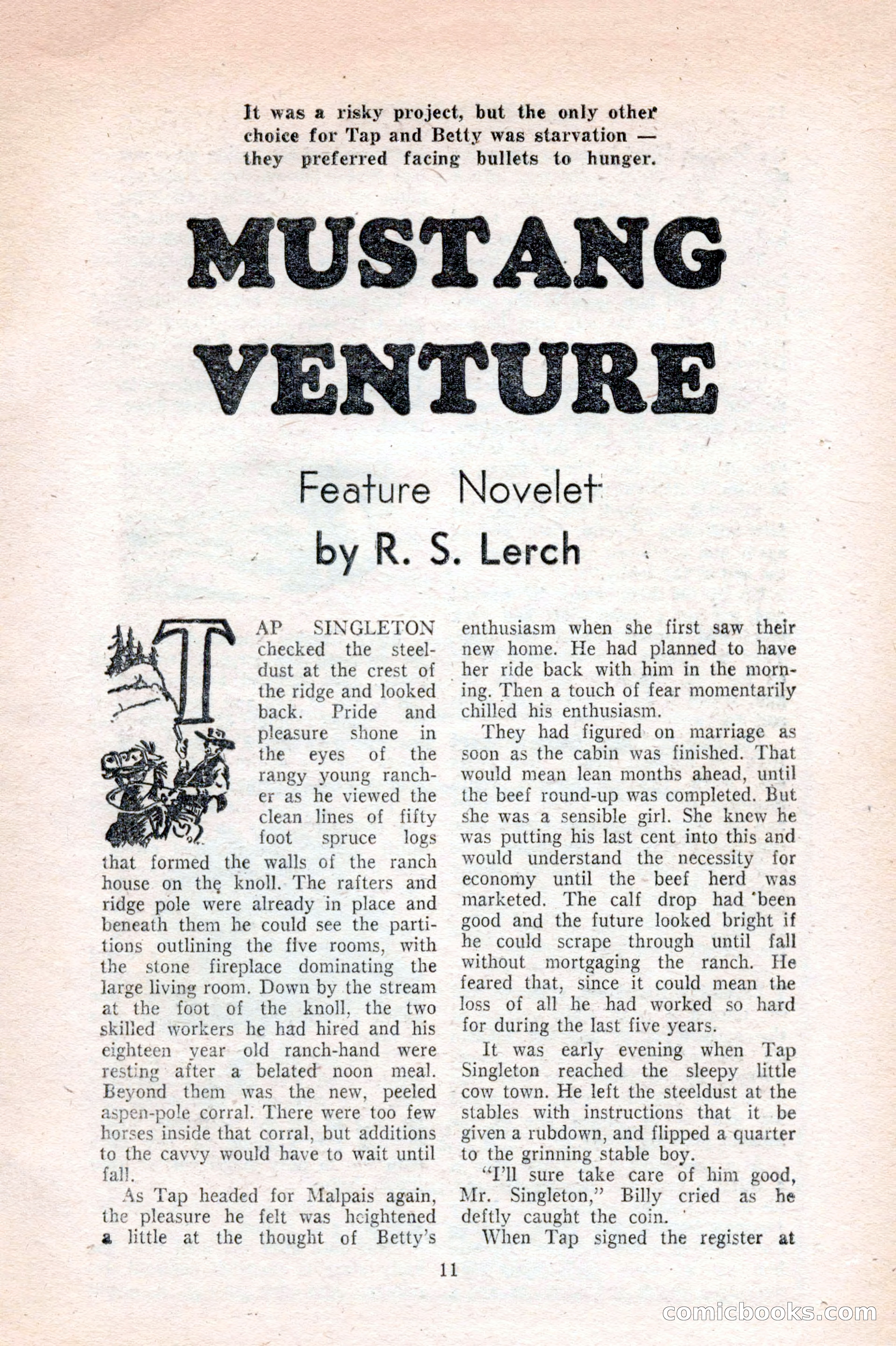 Famous Western, August 1953 — page 11 of 100