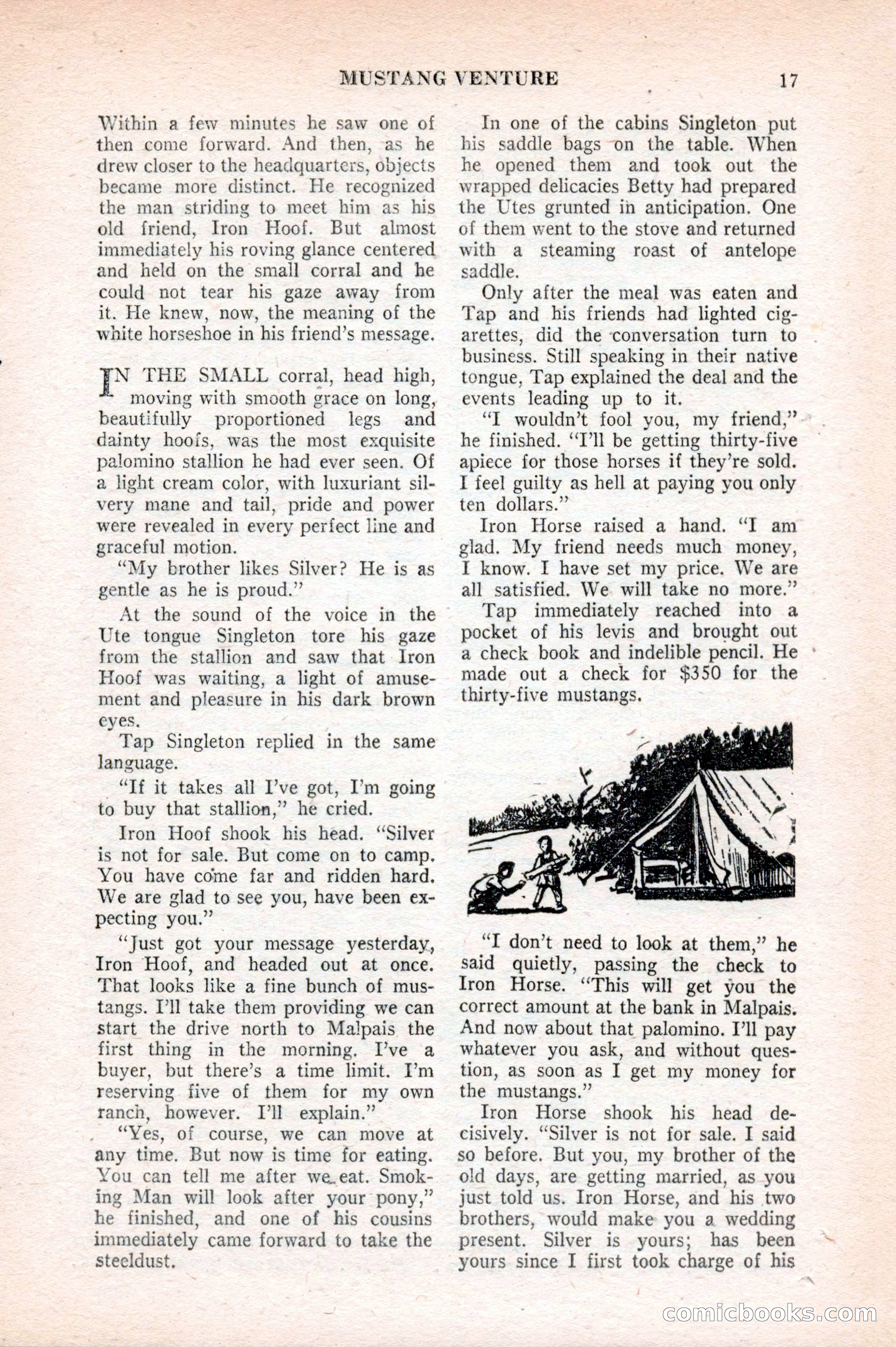 Famous Western, August 1953 — page 17 of 100