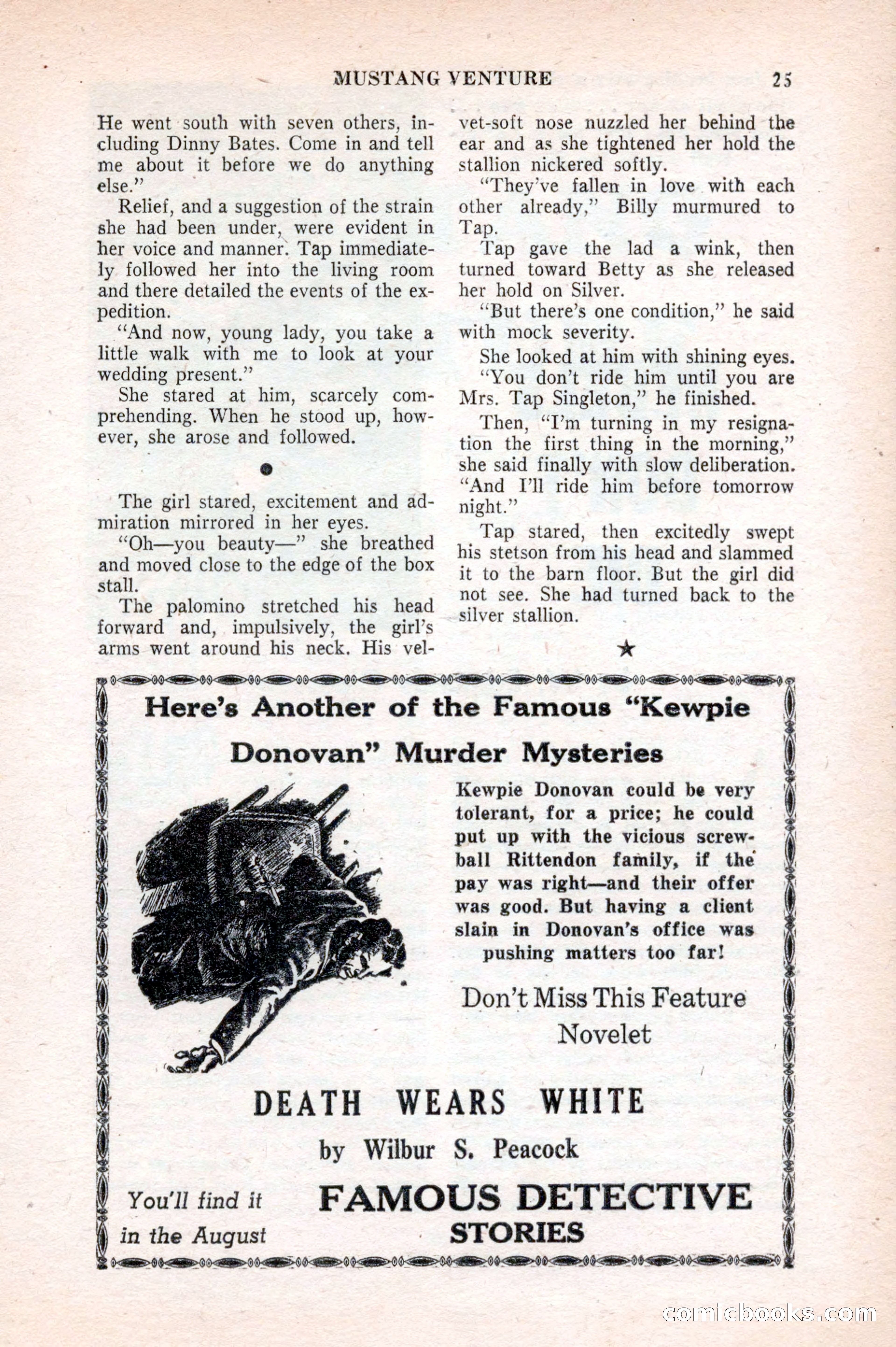 Famous Western, August 1953 — page 25 of 100