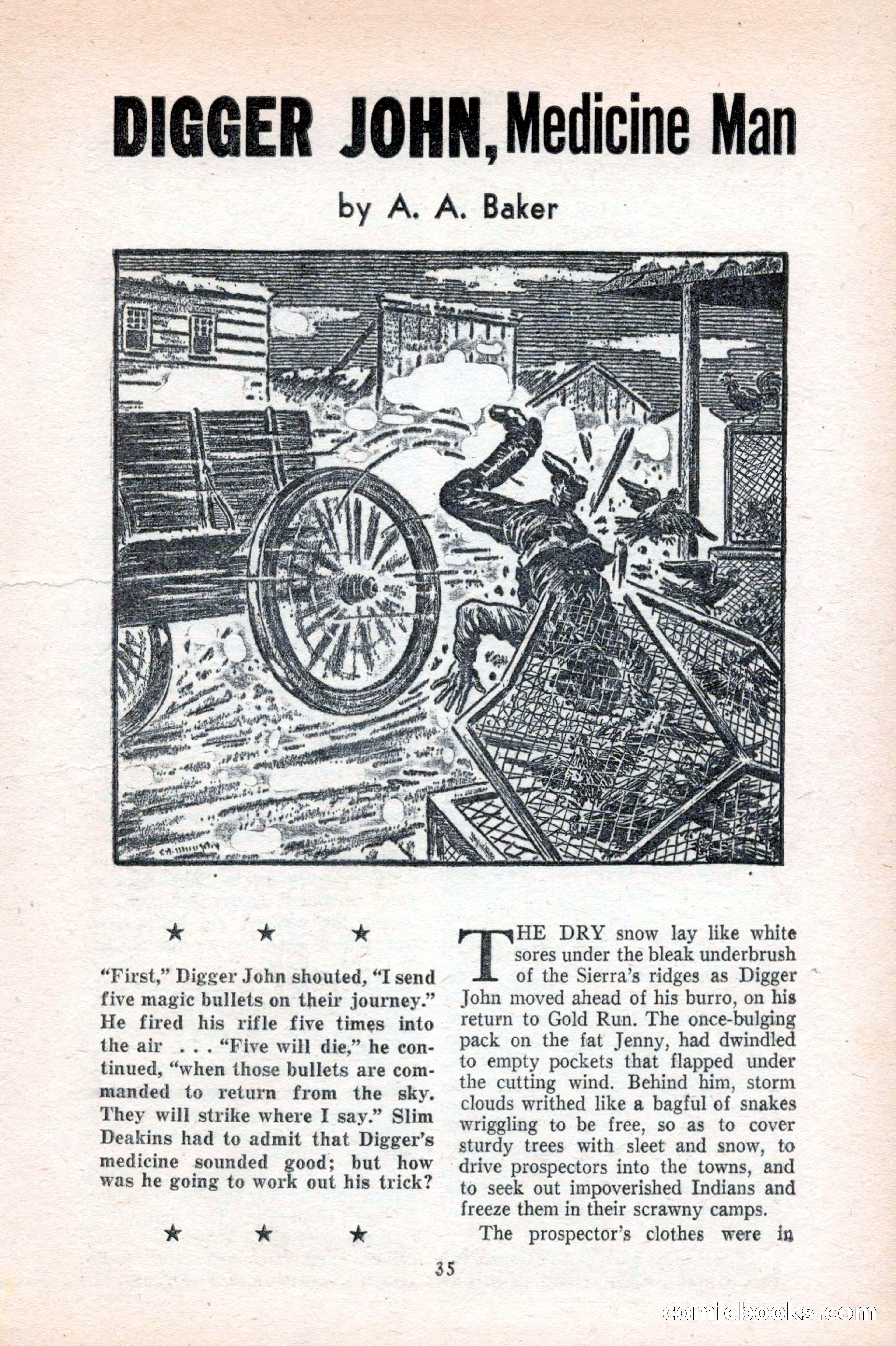 Famous Western, August 1953 — page 35 of 100