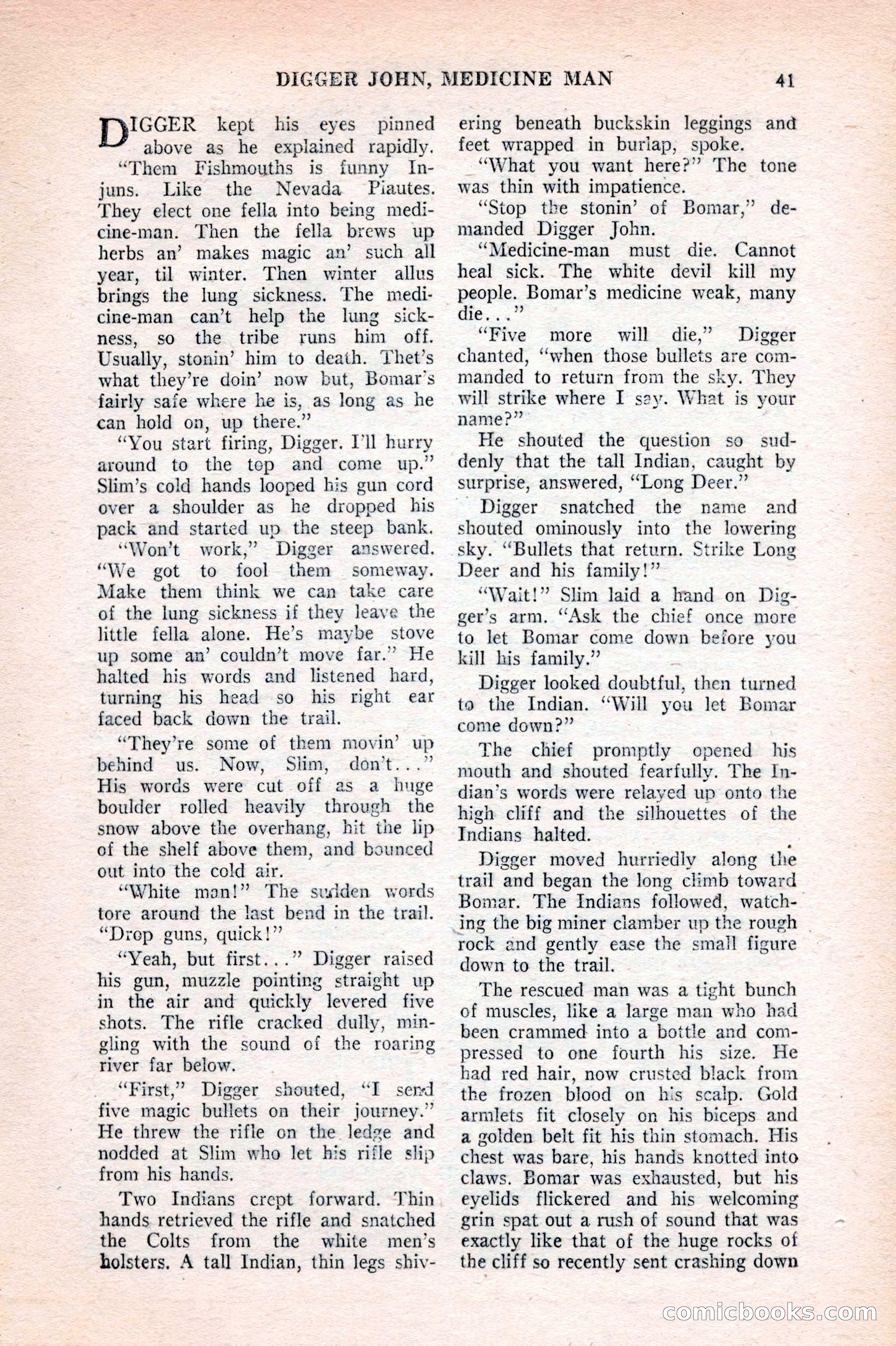 Famous Western, August 1953 — page 41 of 100