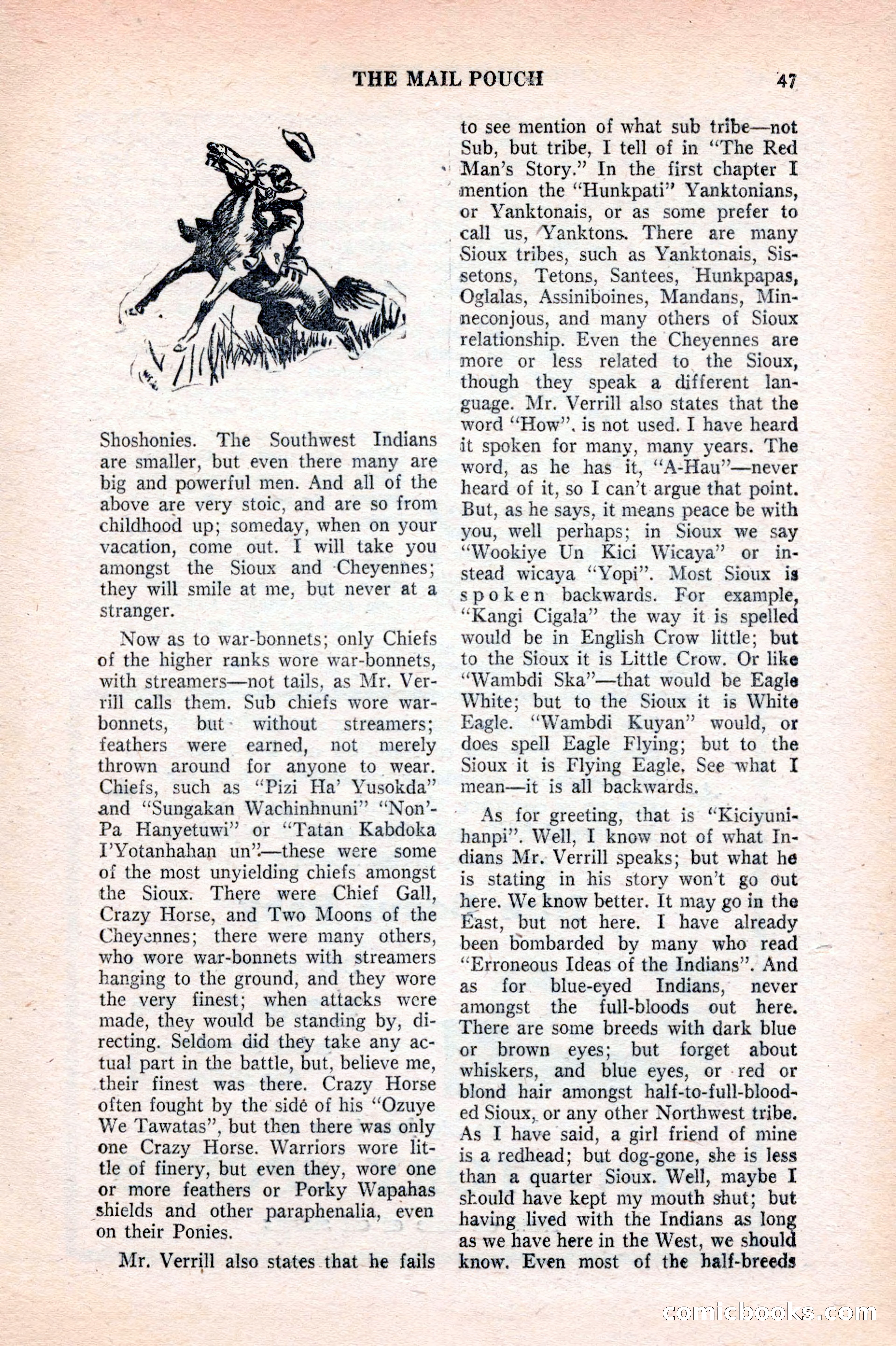 Famous Western, August 1953 — page 47 of 100